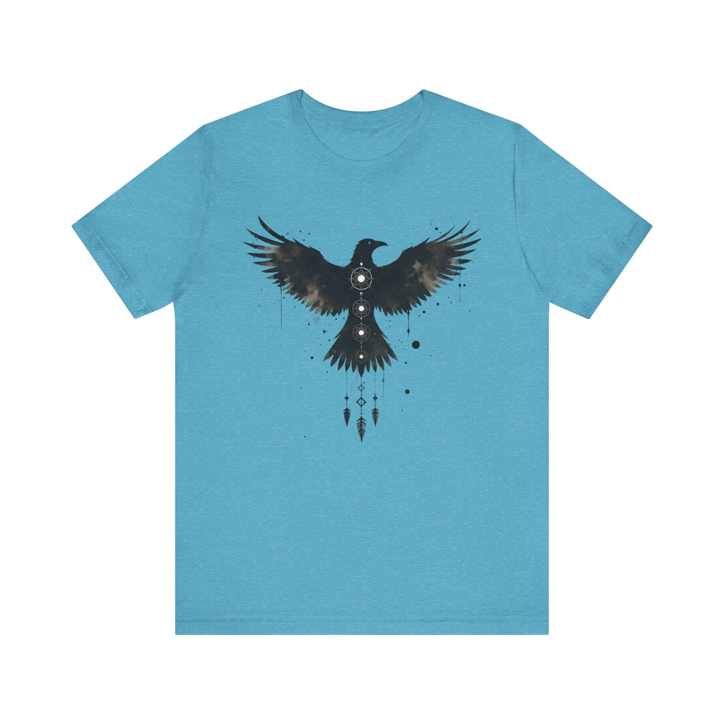 Viking Raven T-shirt, Embrace the spirit of Norse mythology with our Viking Raven T-shirt. This raven shirt captures the essence of Viking art.