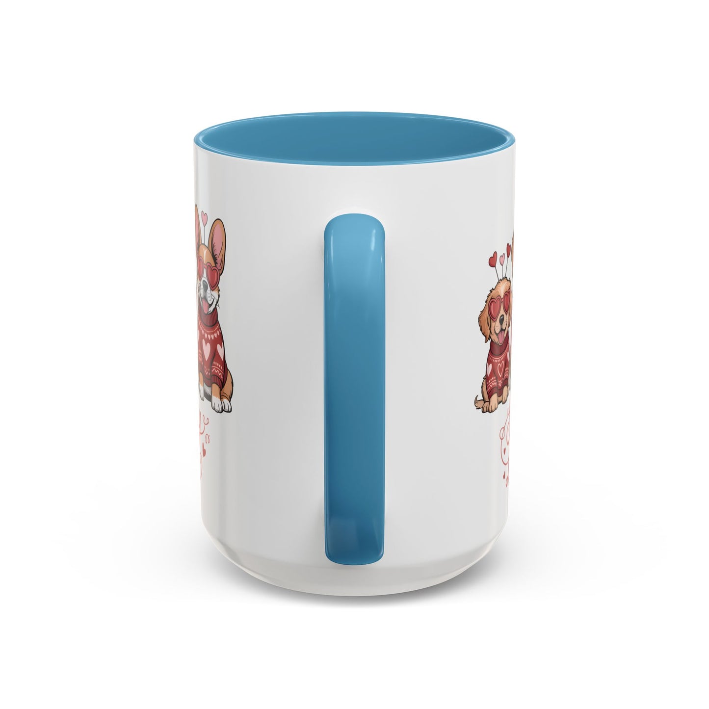 Valentine Dog Mug | Cute Puppy Coffee Cup | Dog Lover Gift | Valentines Day Mug |