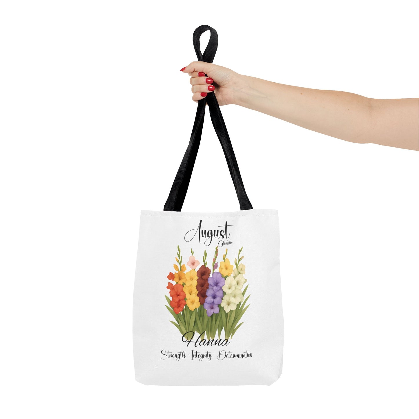 Custom birth month flower bag for her, milestone birthdays, bestfriend gift.