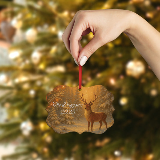 Personalised Metal Family Christmas Tree Decoration, a perfect fusion of elegance and sentiment for Christmas 2025.