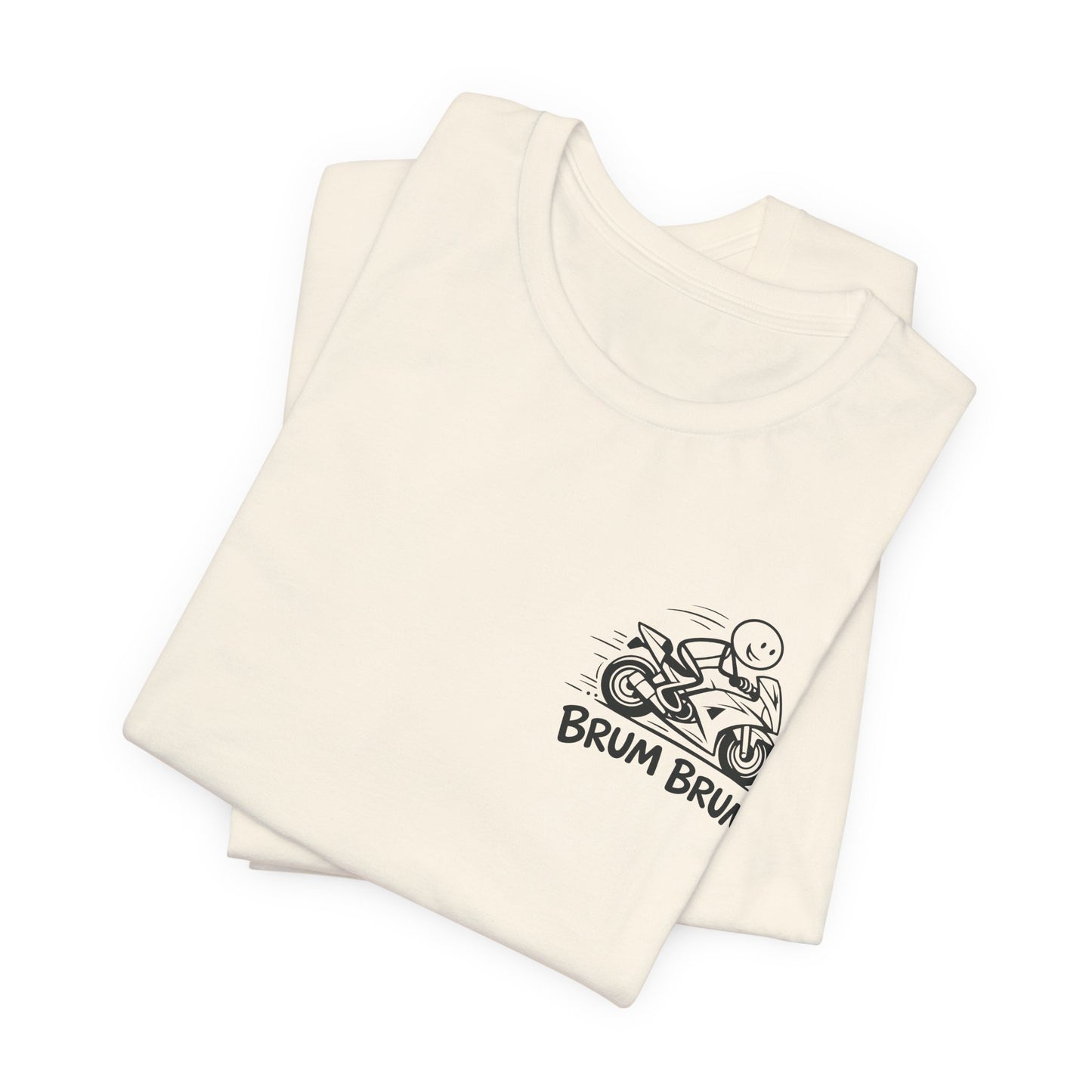 Brum Brum Cotton biker shirt, streetwear tee, biker apparel, motorcycle gift.