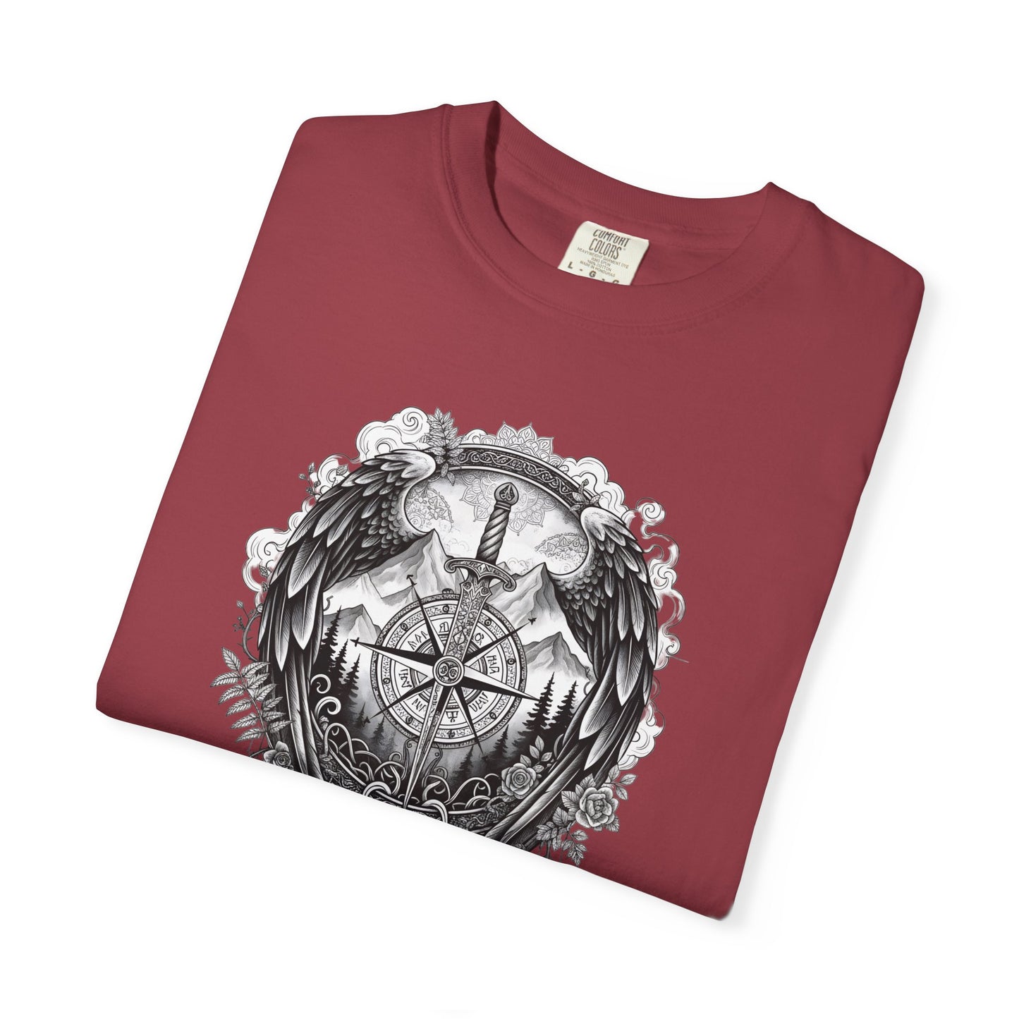Viking Compass T-Shirt | Nordic Viking Clothing | Vegvisir Norse Pagan Tee