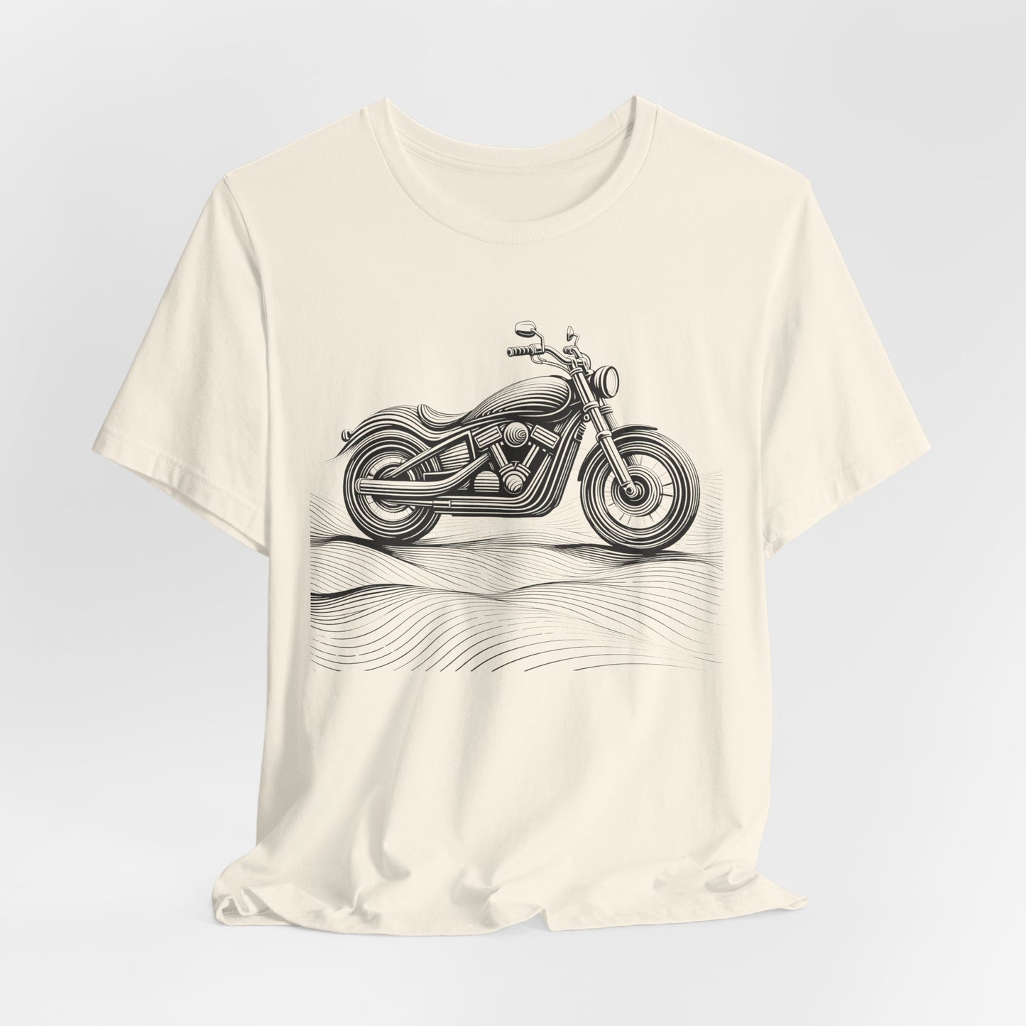 Cotton biker shirt, streetwear tee, biker apparel, motorcycle gift.