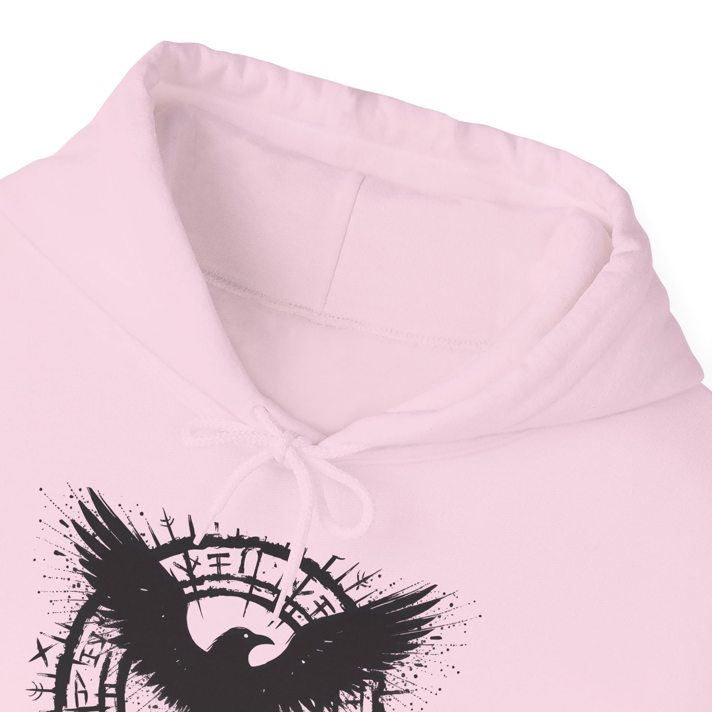 Norse Viking Raven Hoodie, Pagan Clothing, Viking Hoodie, Norse Mythology Apparel.