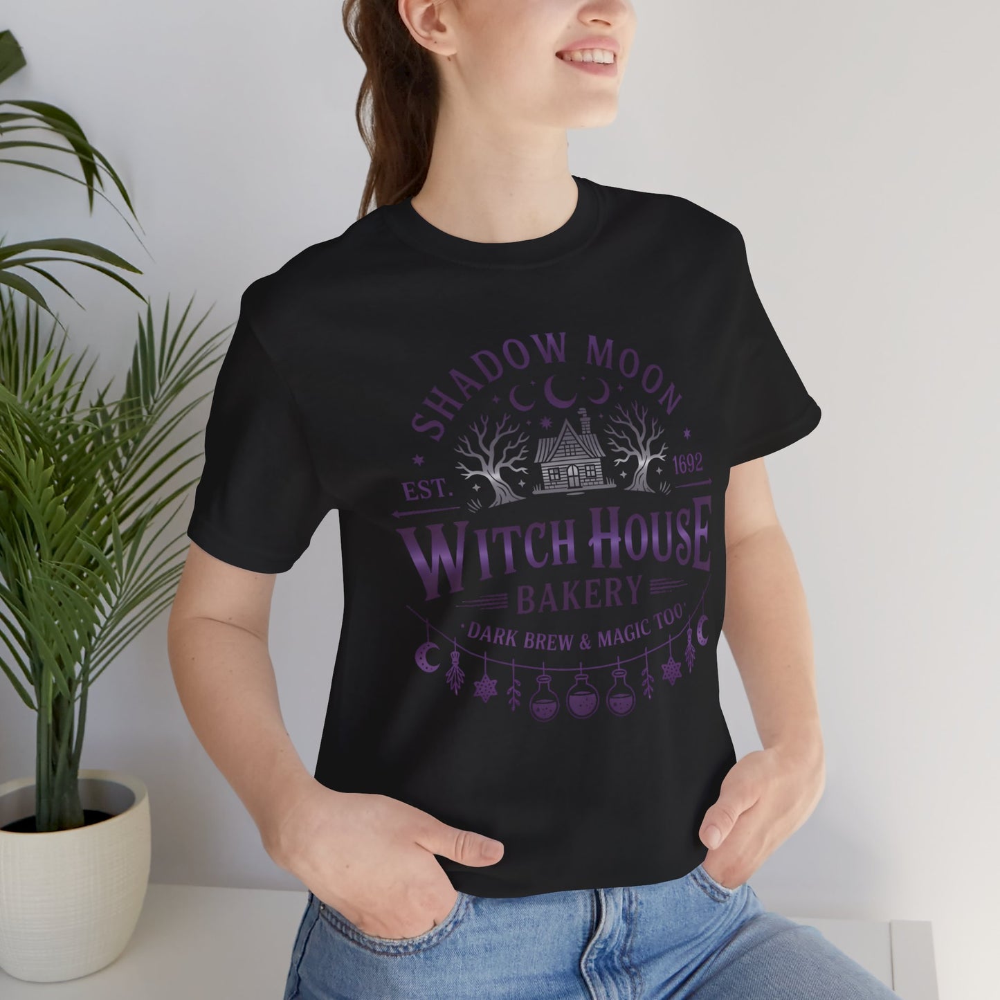 Witches House T-Shirt • Cottage Witch Graphic Tee • Magical Witch House Shirt • Occult Witchy Top • Witch Gift Unisex Style