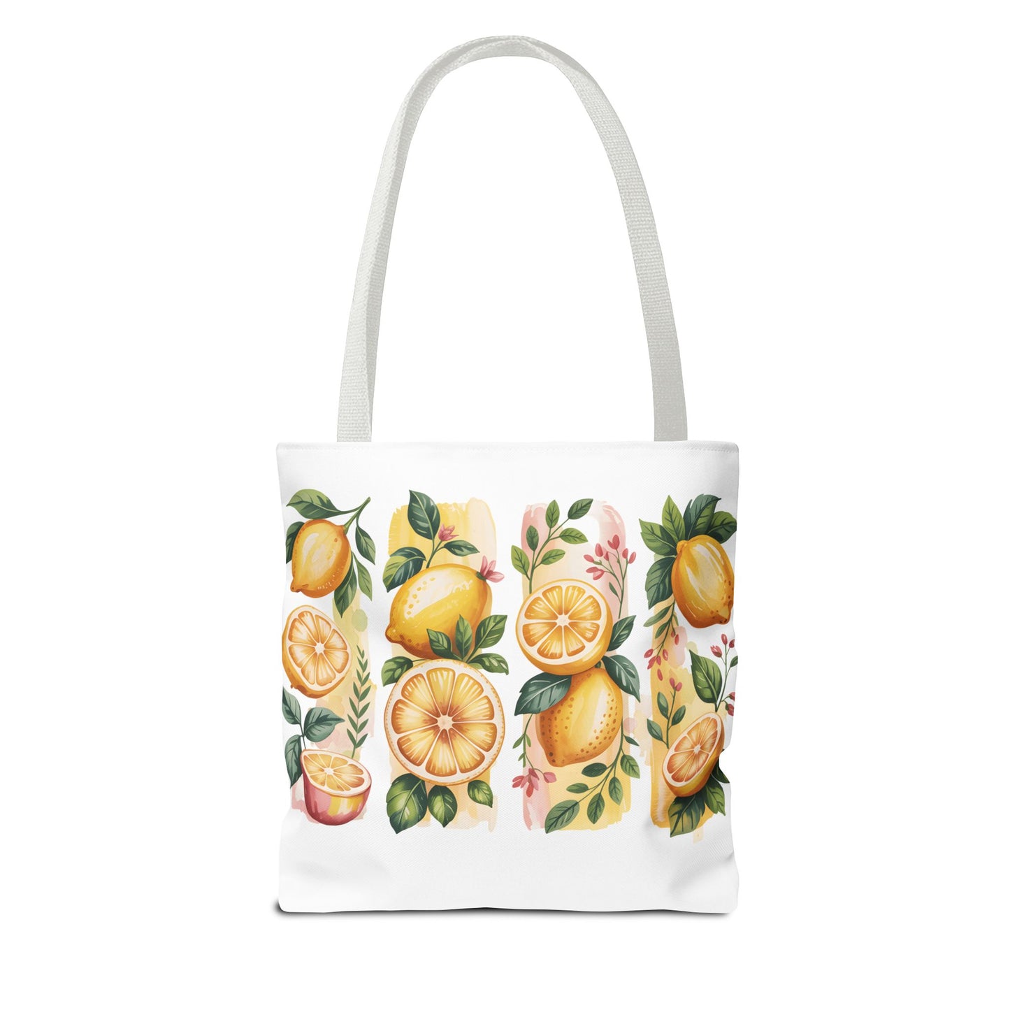 lemon tote bag, large grocery tote, alternative gifts
