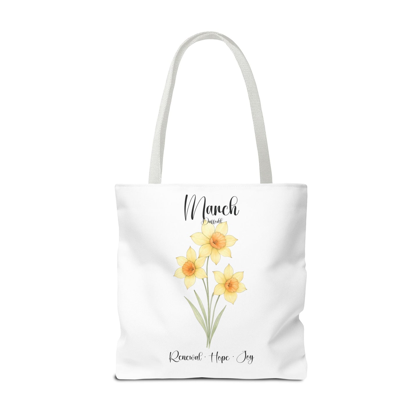 Custom botanical tote bag for her, birth month flower, milestone birthdays, bestfriend gift.