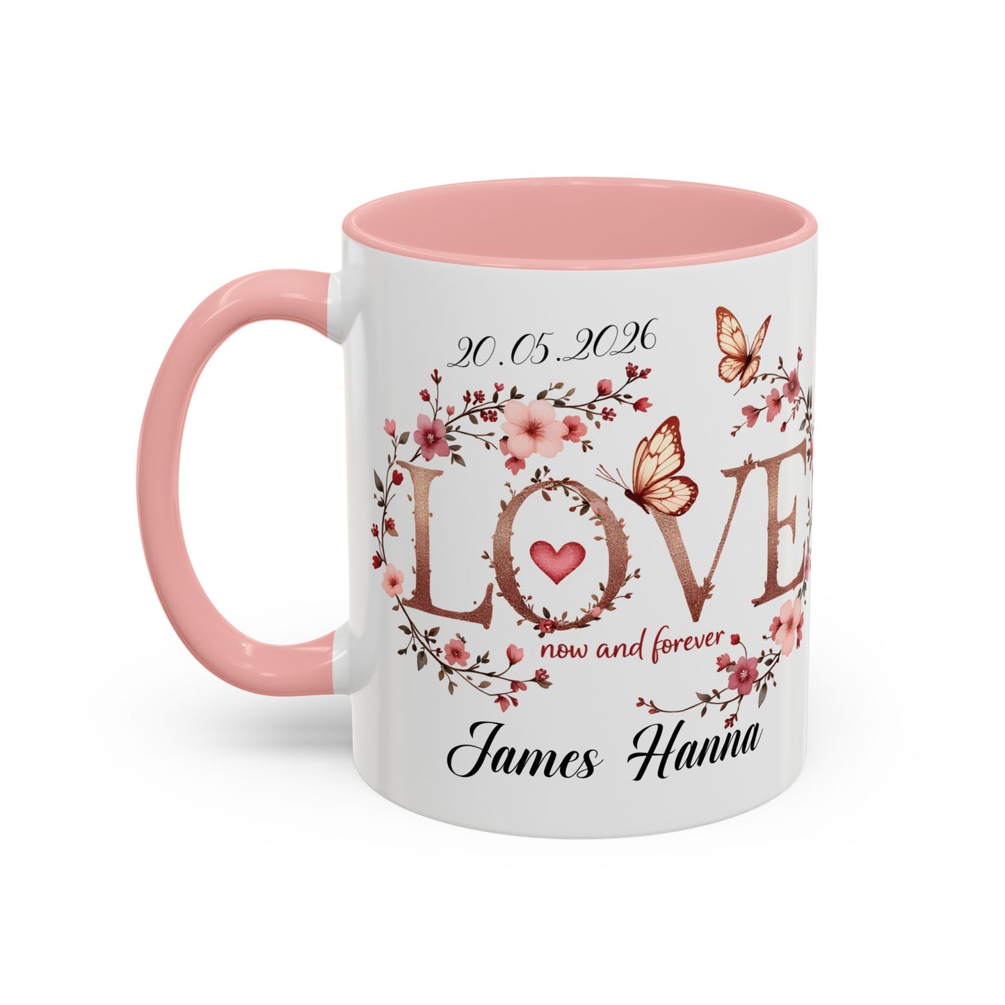 Custom Wedding Mug | Personalized Anniversary Mug | Valentines Day Gift |
