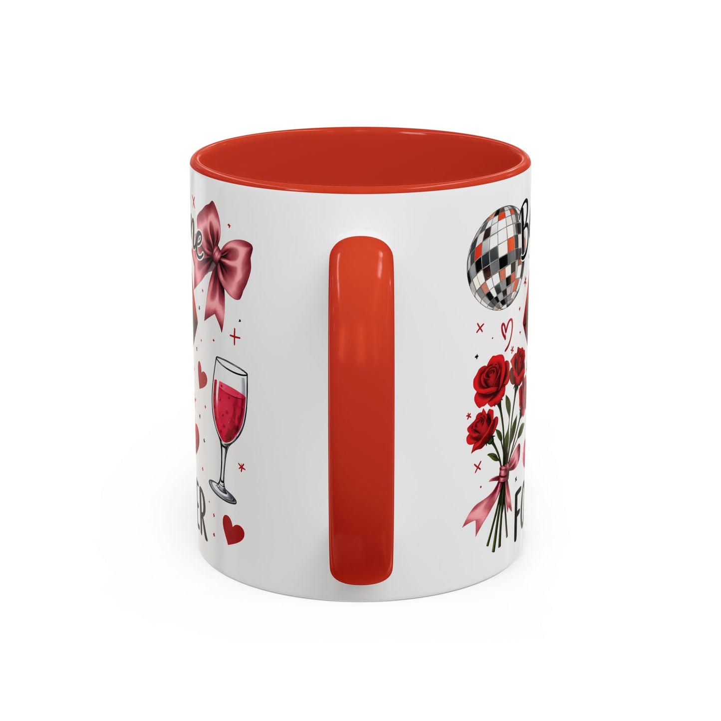 Ceramic valentine gift, Valentines day cup,  wife gift ideas, anniversary mug.