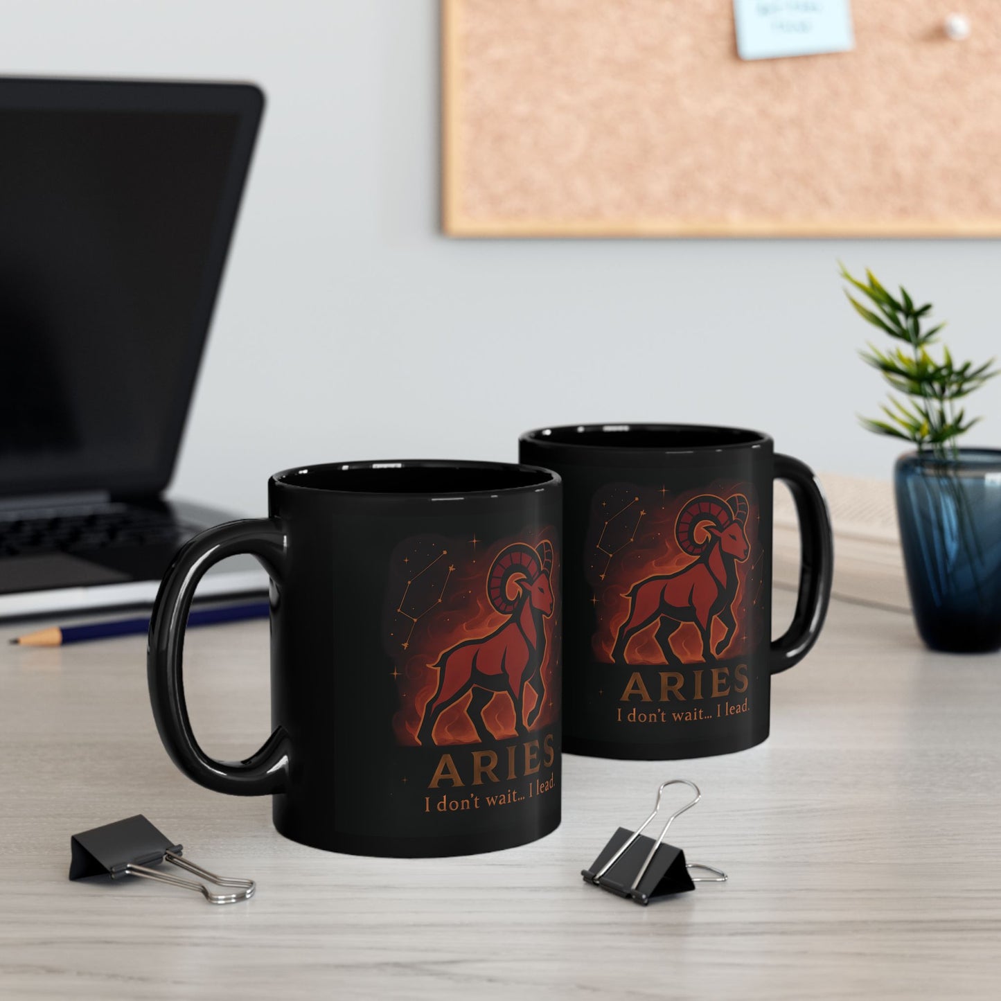 Aries Astrology Mug, Designed as the perfect Aries birthday gift, this zodiac mug combines bold design with practicality