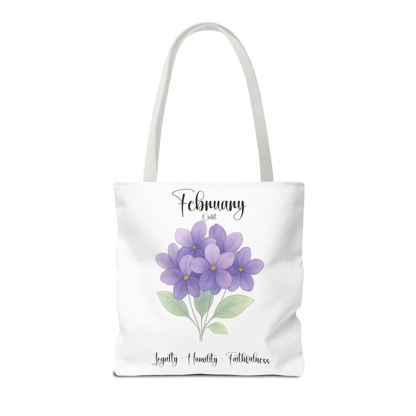Personalized  floral gift tote bag for her, birth month flower, milestone birthdays, bestfriend gift.