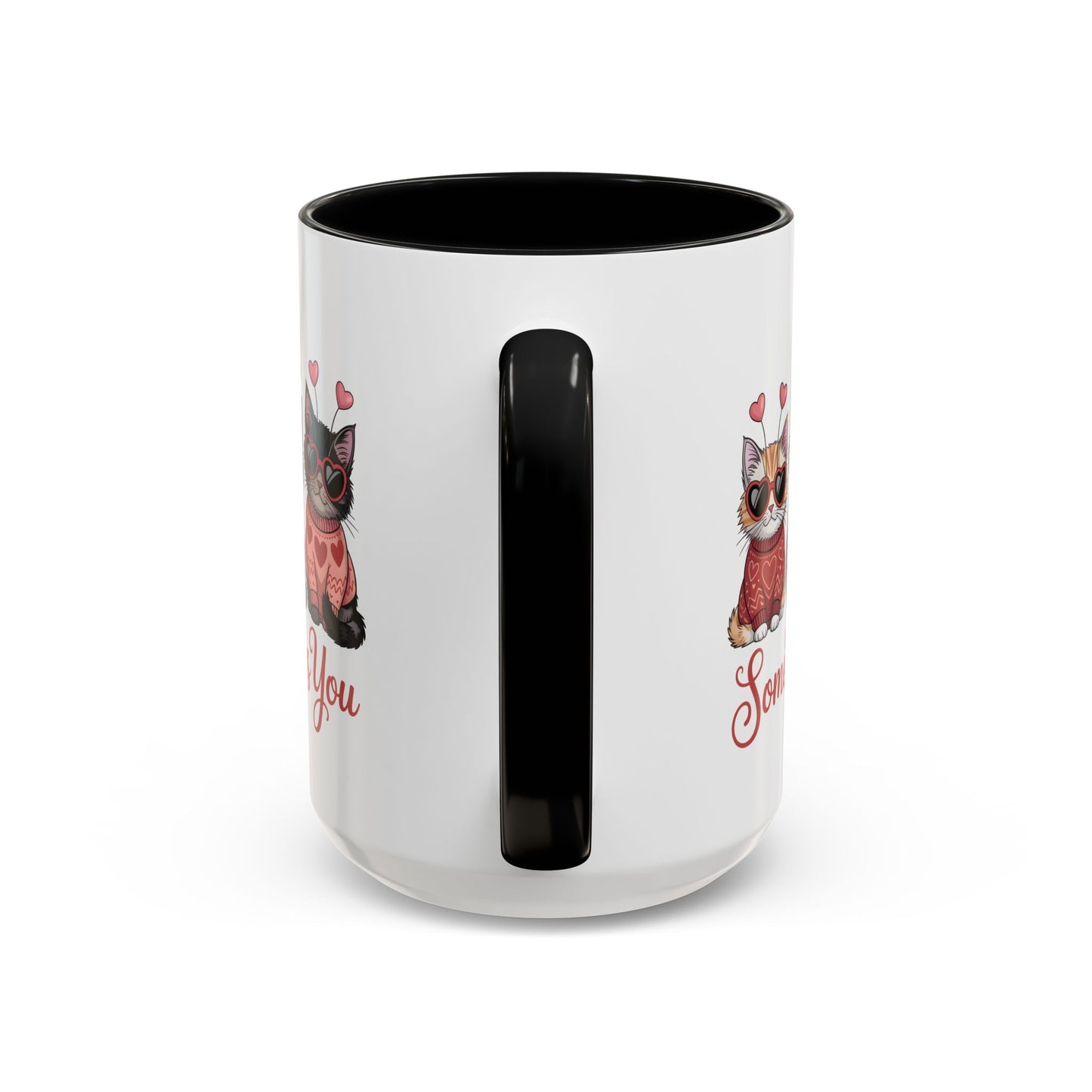 Valentine Kitty Mug | kitten Coffee Cup | cat Lover Gift | Valentines Day Mug |