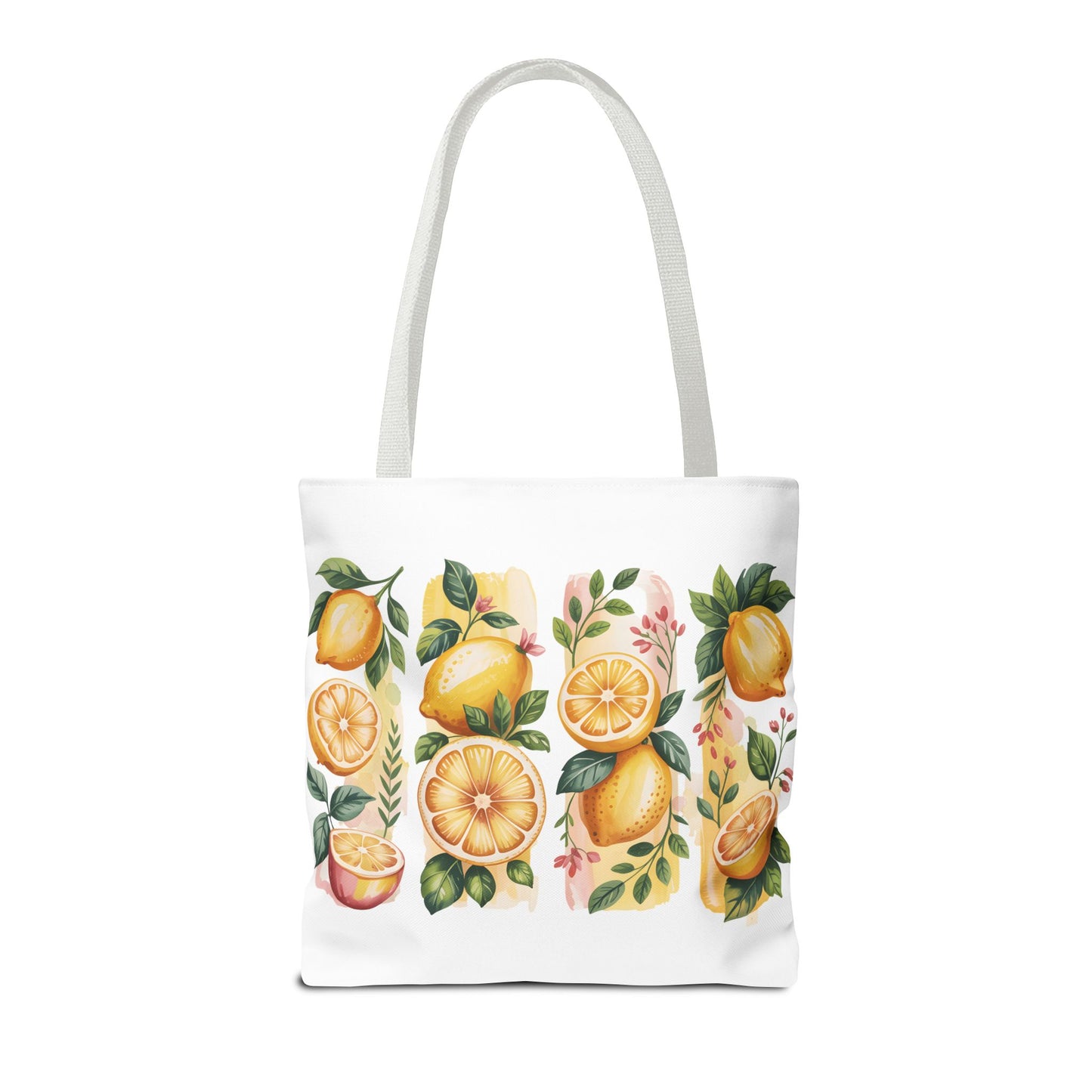 lemon tote bag, large grocery tote, alternative gifts