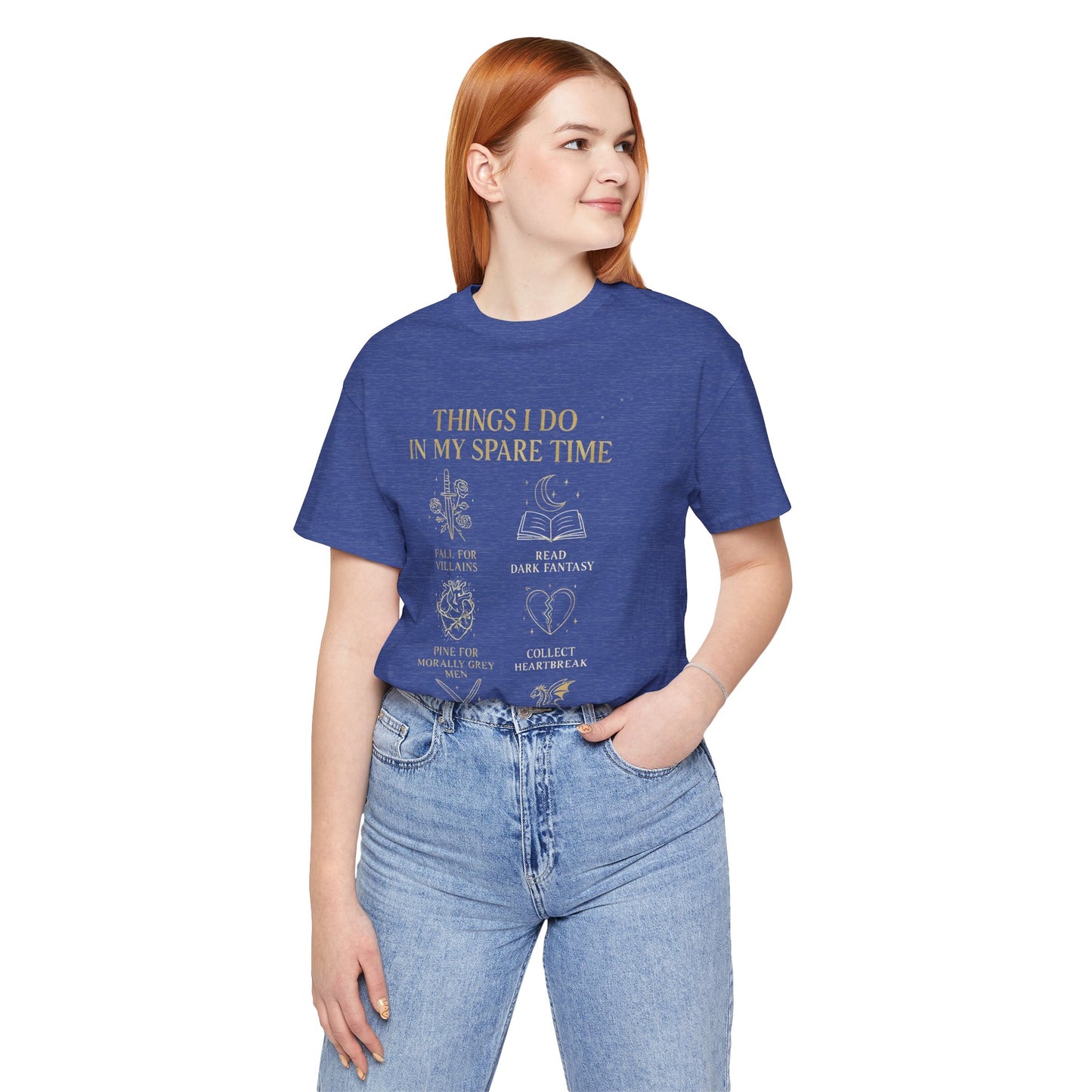 Dark Fantasy Book Lover Shirt | Morally Grey Men Tee | Villain Reader Gift | Bookish Aesthetic Tee
