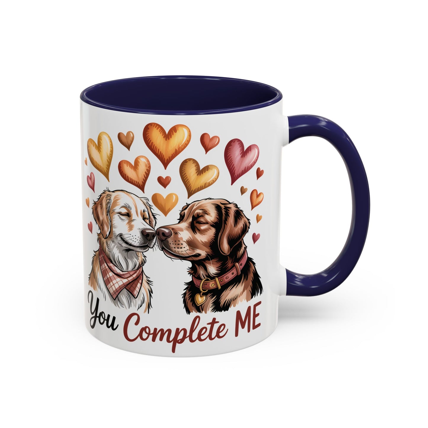 You Complete Me Mug | Cute Dog Lover Gift | Valentines Day Gift for Wife Husband |
