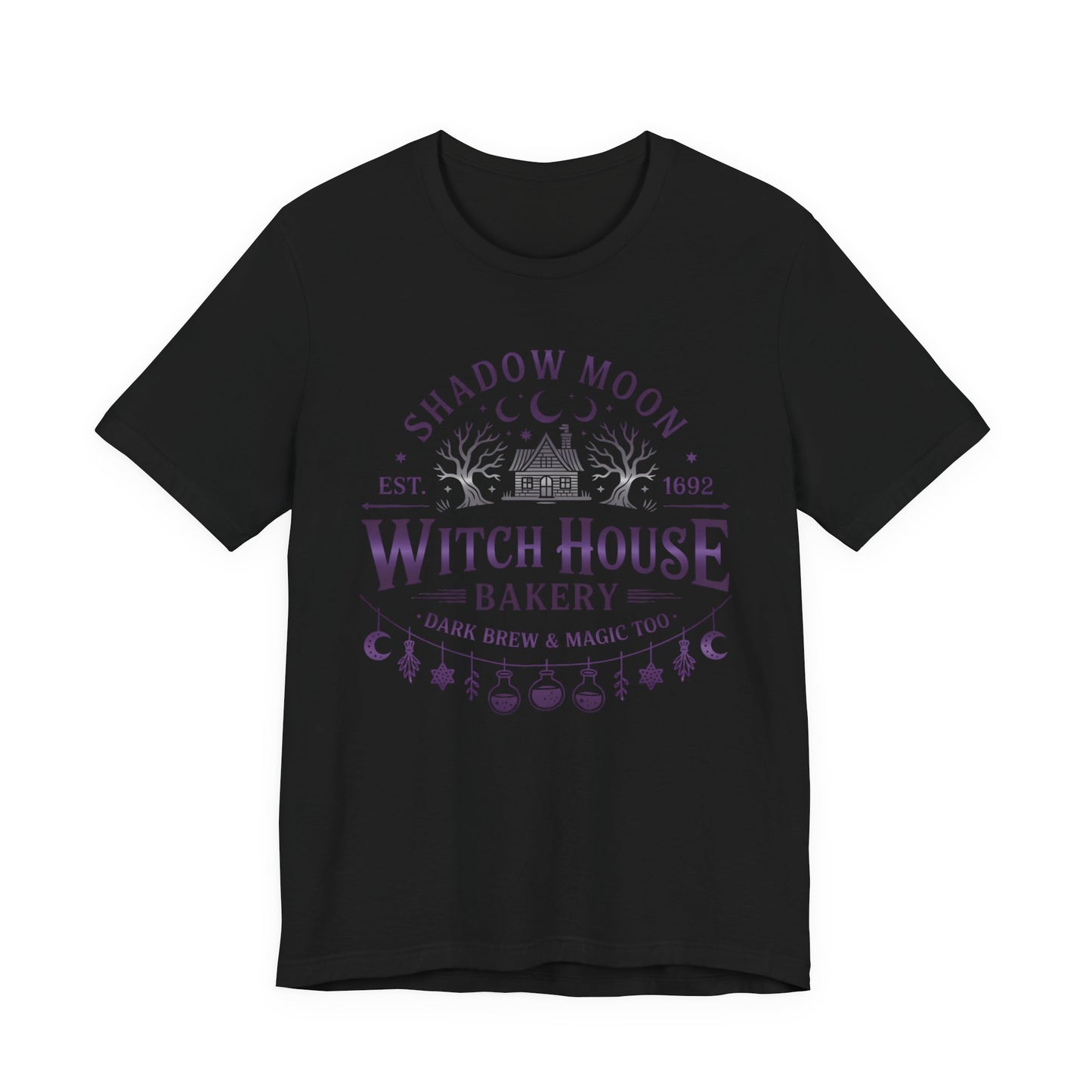 Witches House T-Shirt • Cottage Witch Graphic Tee • Magical Witch House Shirt • Occult Witchy Top • Witch Gift Unisex Style
