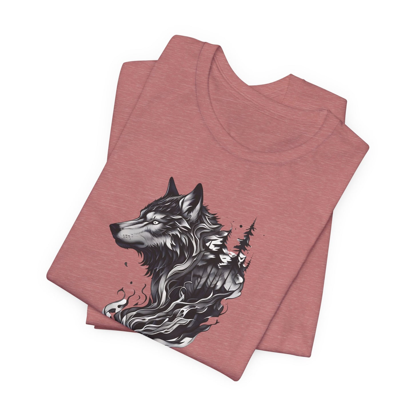 Wild Spirit Wolf Tee - Unisex, Gothic Streetwear, Alternative Clothing, grunge