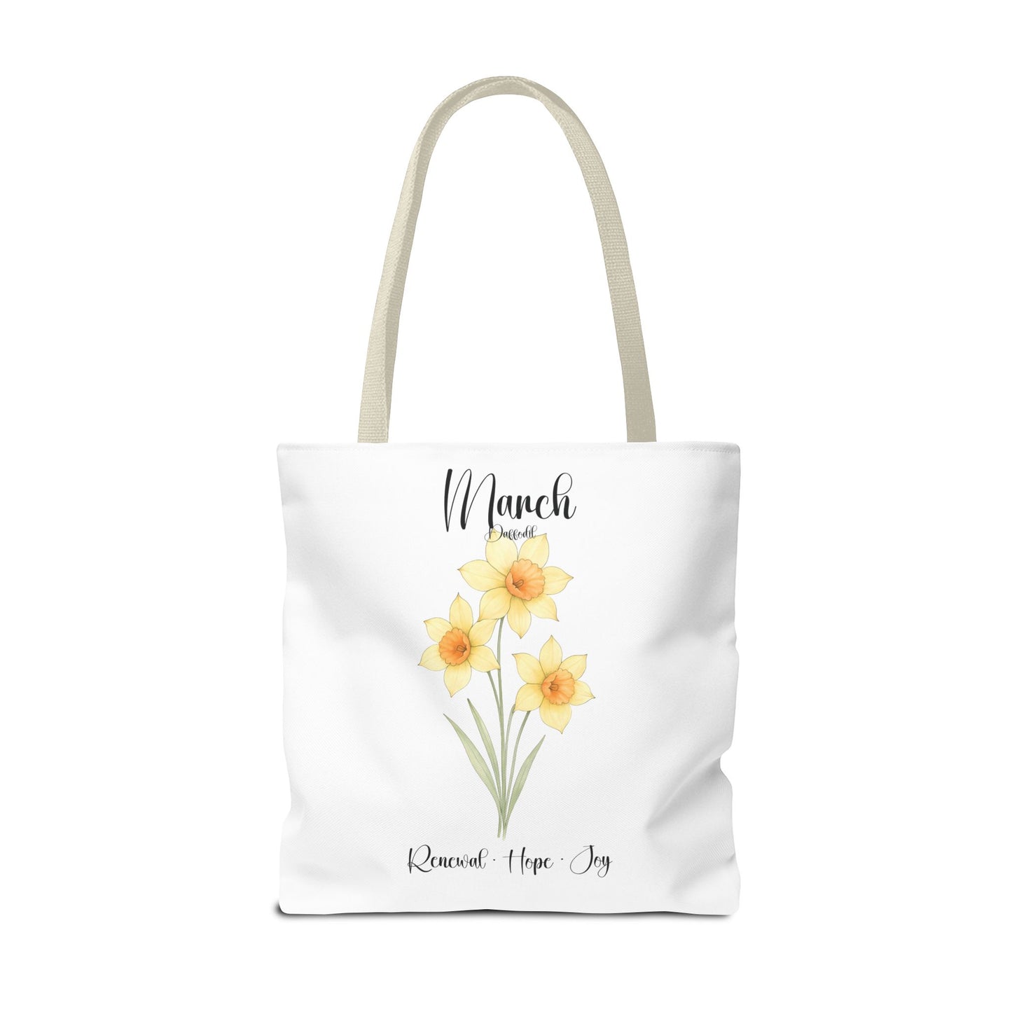 Custom botanical tote bag for her, birth month flower, milestone birthdays, bestfriend gift.