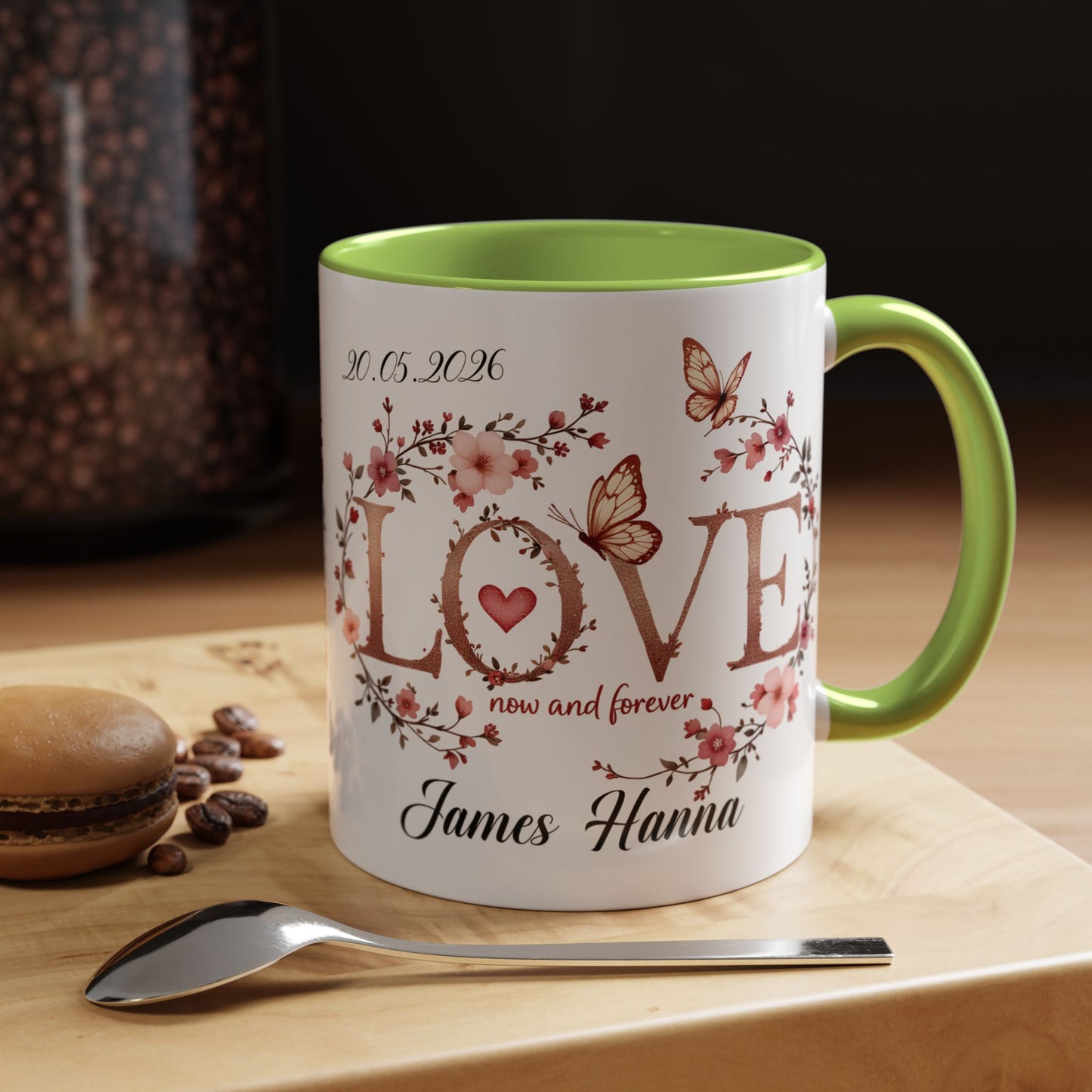 Custom Wedding Mug | Personalized Anniversary Mug | Valentines Day Gift |