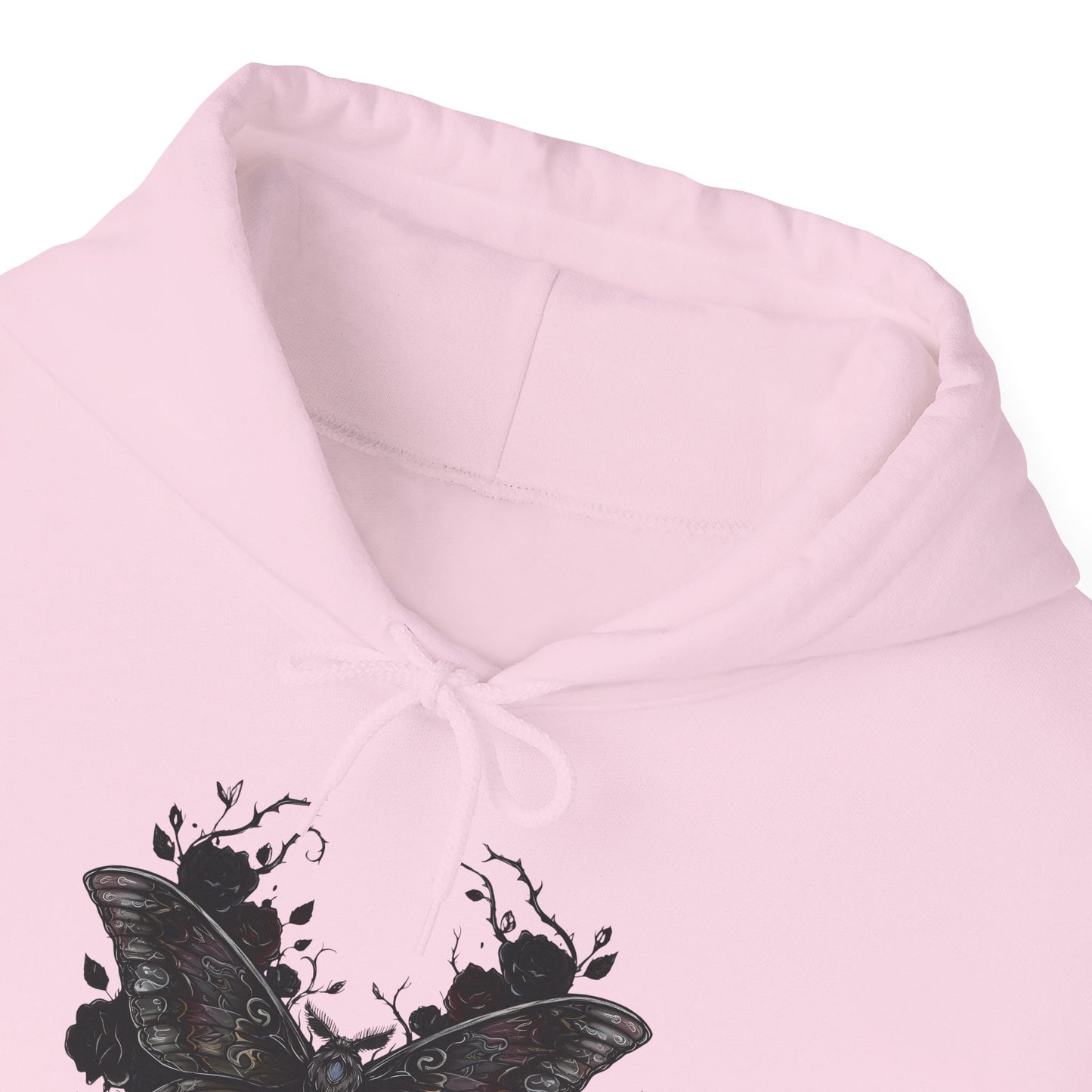 Death Moth Gothic Apparel  | Unisex Hoodie| Dark Aesthetic | Witchy Glam