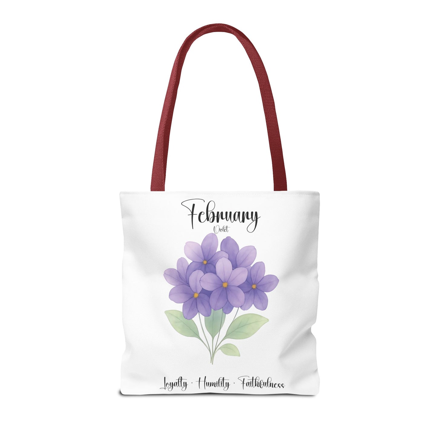 Personalized  floral gift tote bag for her, birth month flower, milestone birthdays, bestfriend gift.