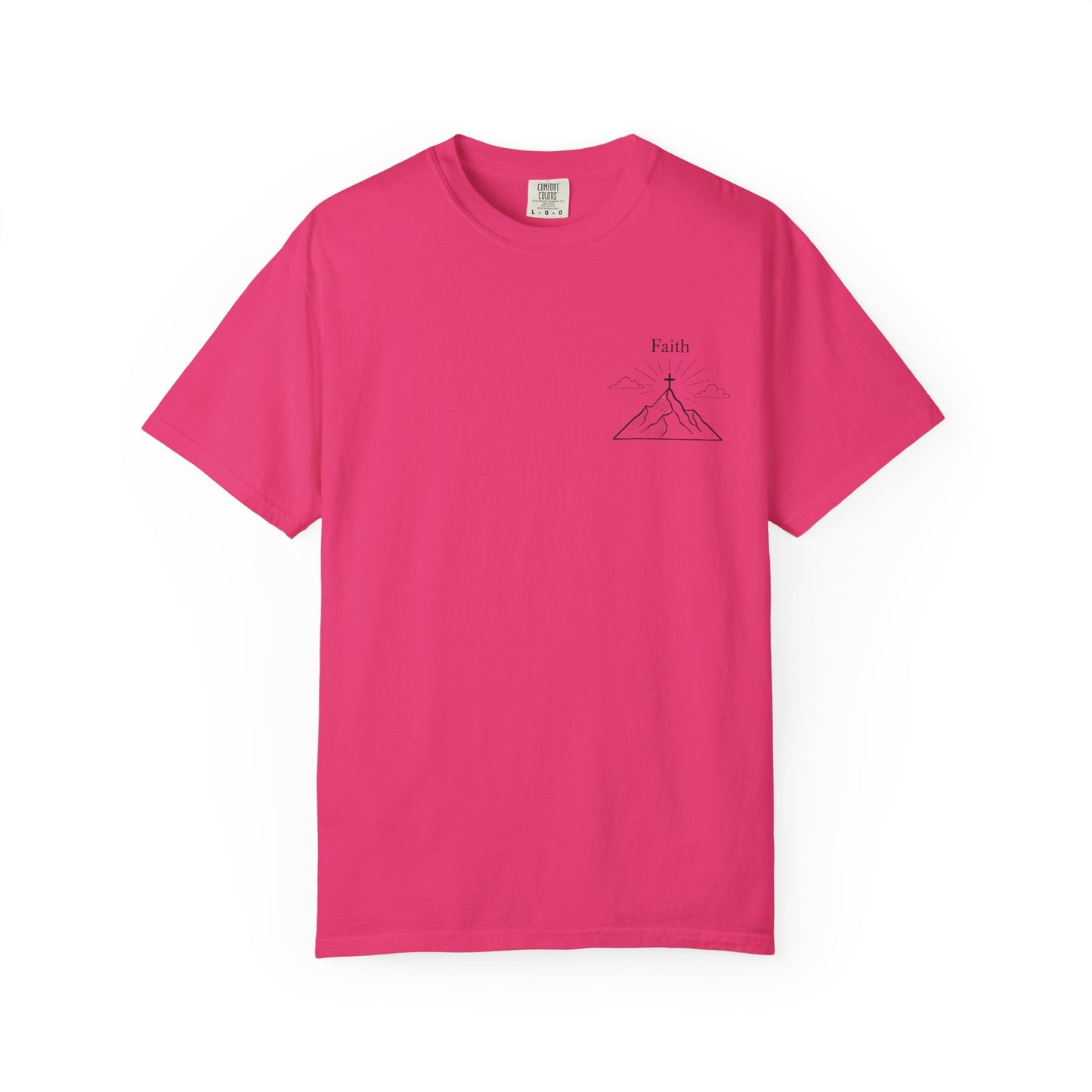 Faith Moves Mountains Comfort Colors Tee,Christianity Gift, Christianity Shirt,Christian Merch, Jesus Christ Shirt, Religion, Christian Gift