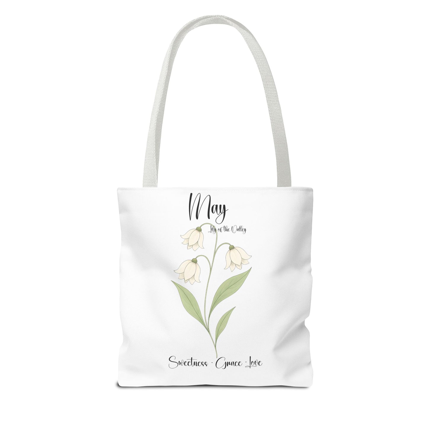 Personlised birth month flower bag for her, milestone birthdays, bestfriend gift.
