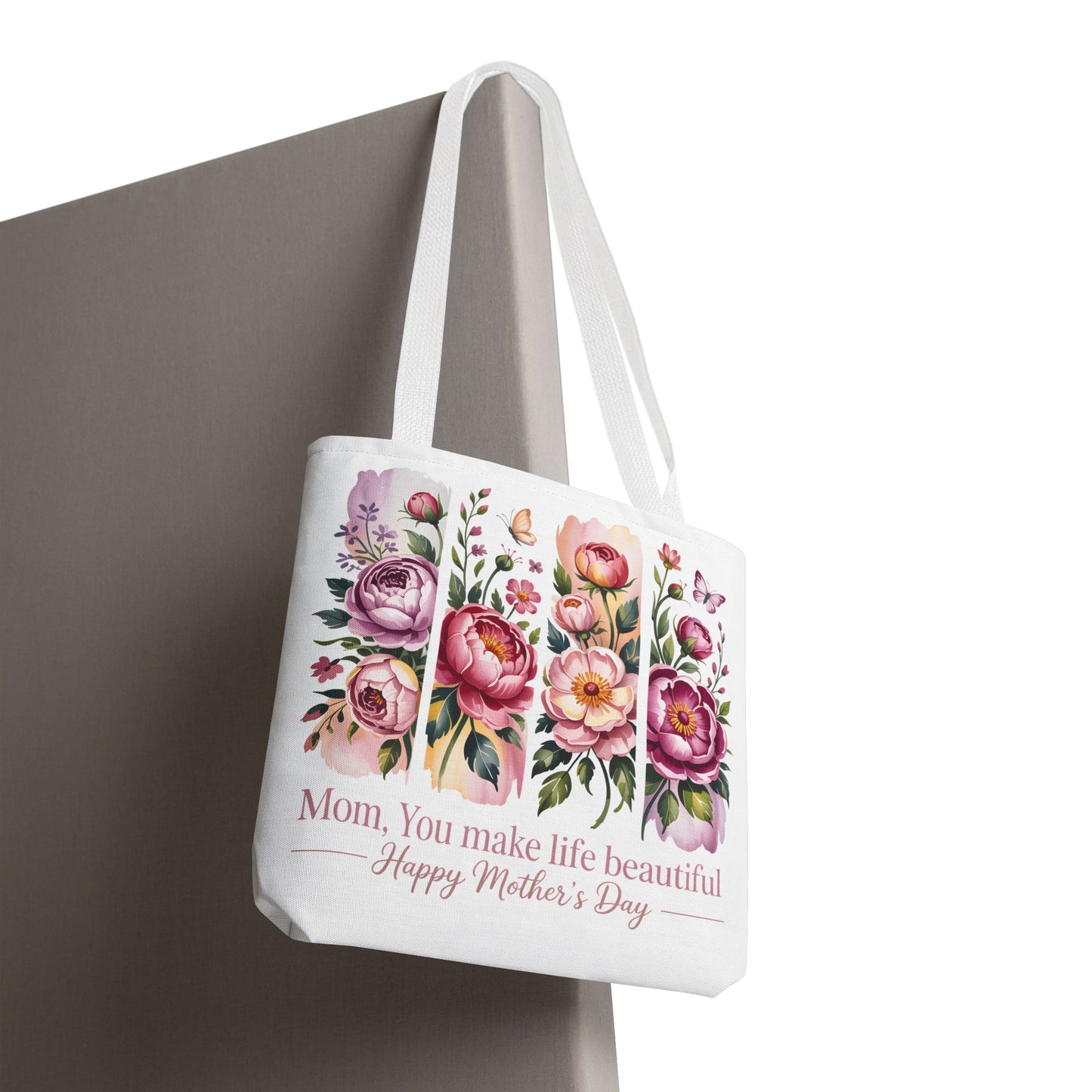 mom tote bag, mothers day gift reusable tote bag