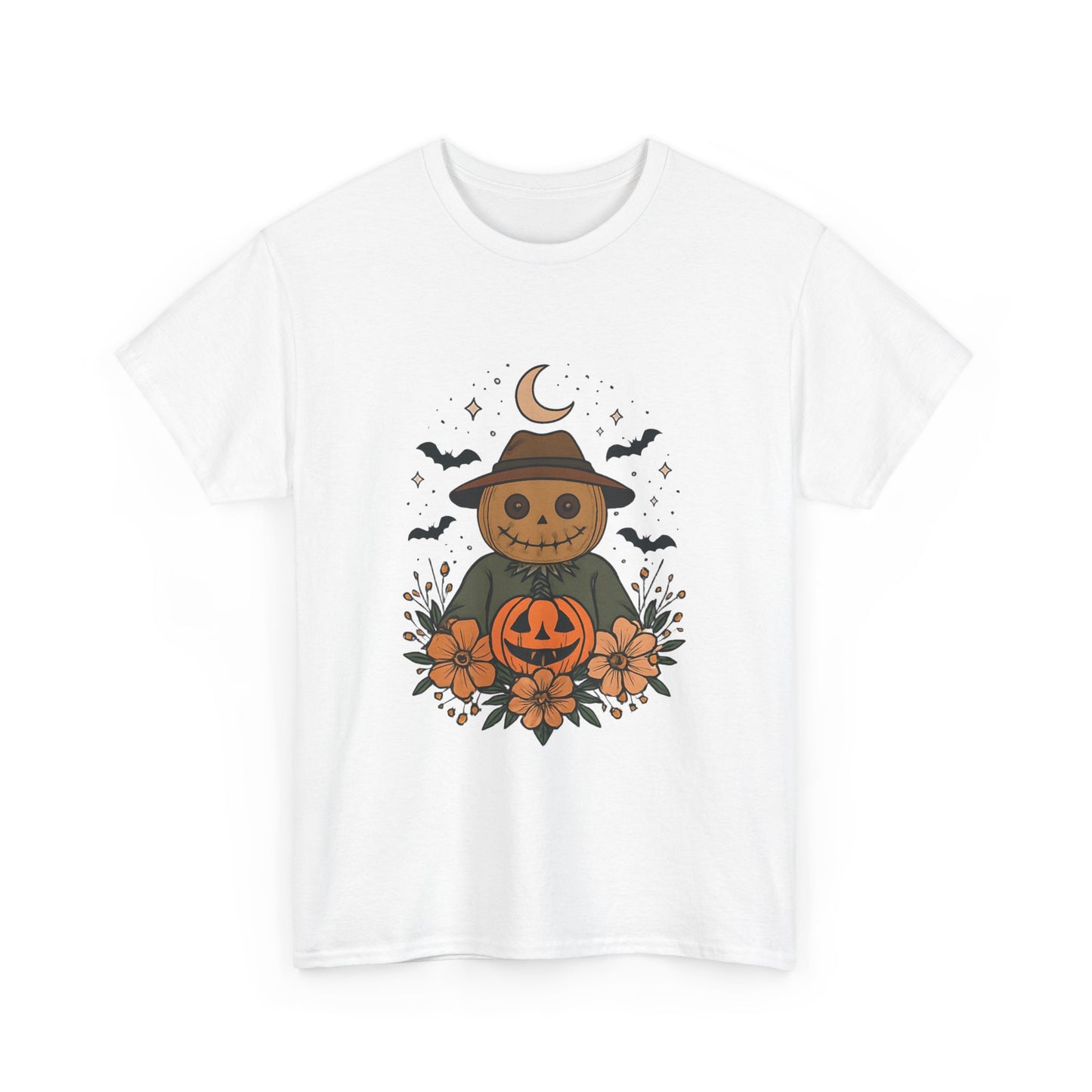 Halloween Scarecrow Tee, This t-shirt is a great gift for friends and family who love the autumn season and enjoy participating in harvest festivals or Halloween parties