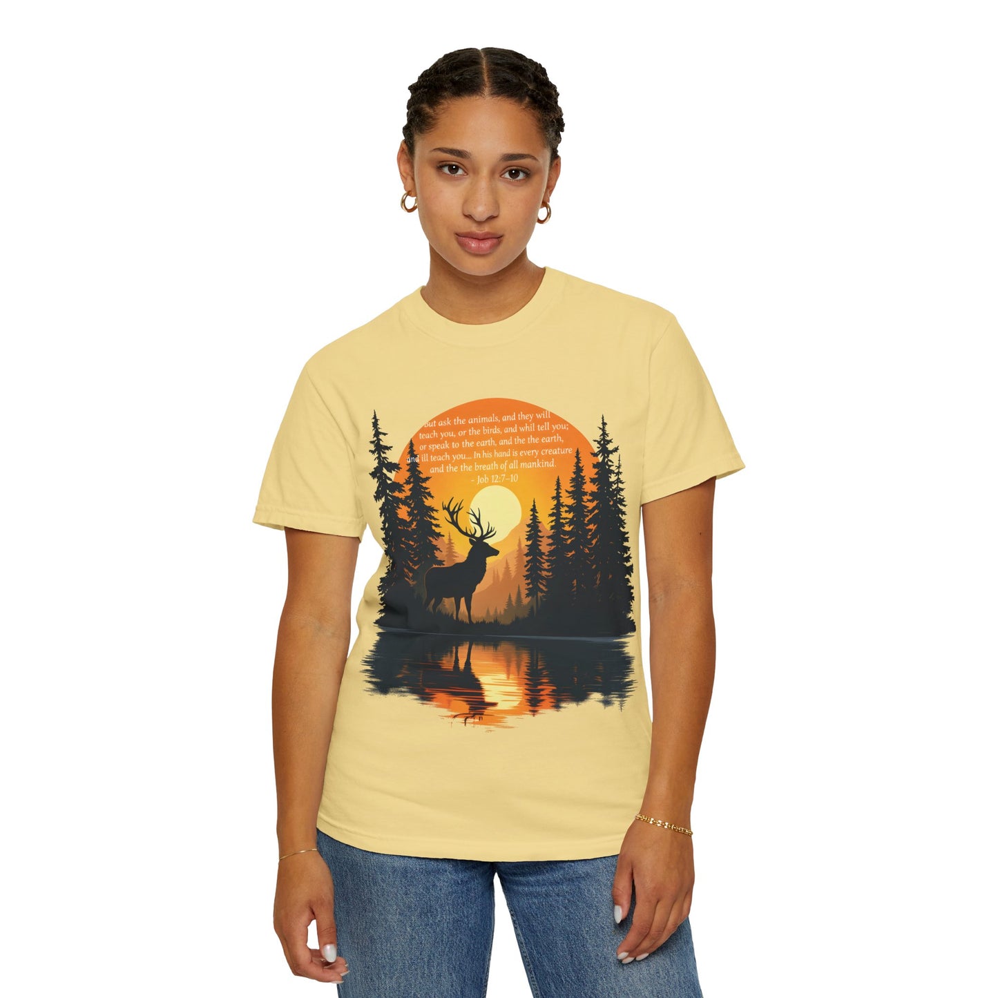 Faith in God and Nature T-shirt, this Christianity shirt makes an ideal addition to your collection of Christian clothes.