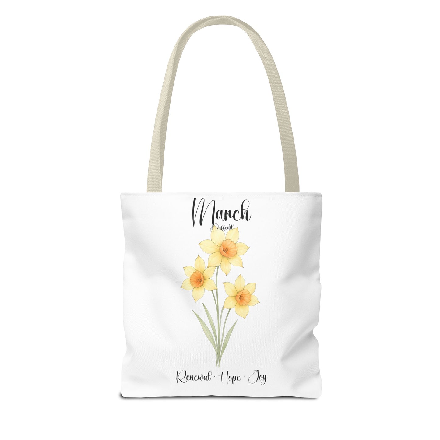 Custom botanical tote bag for her, birth month flower, milestone birthdays, bestfriend gift.