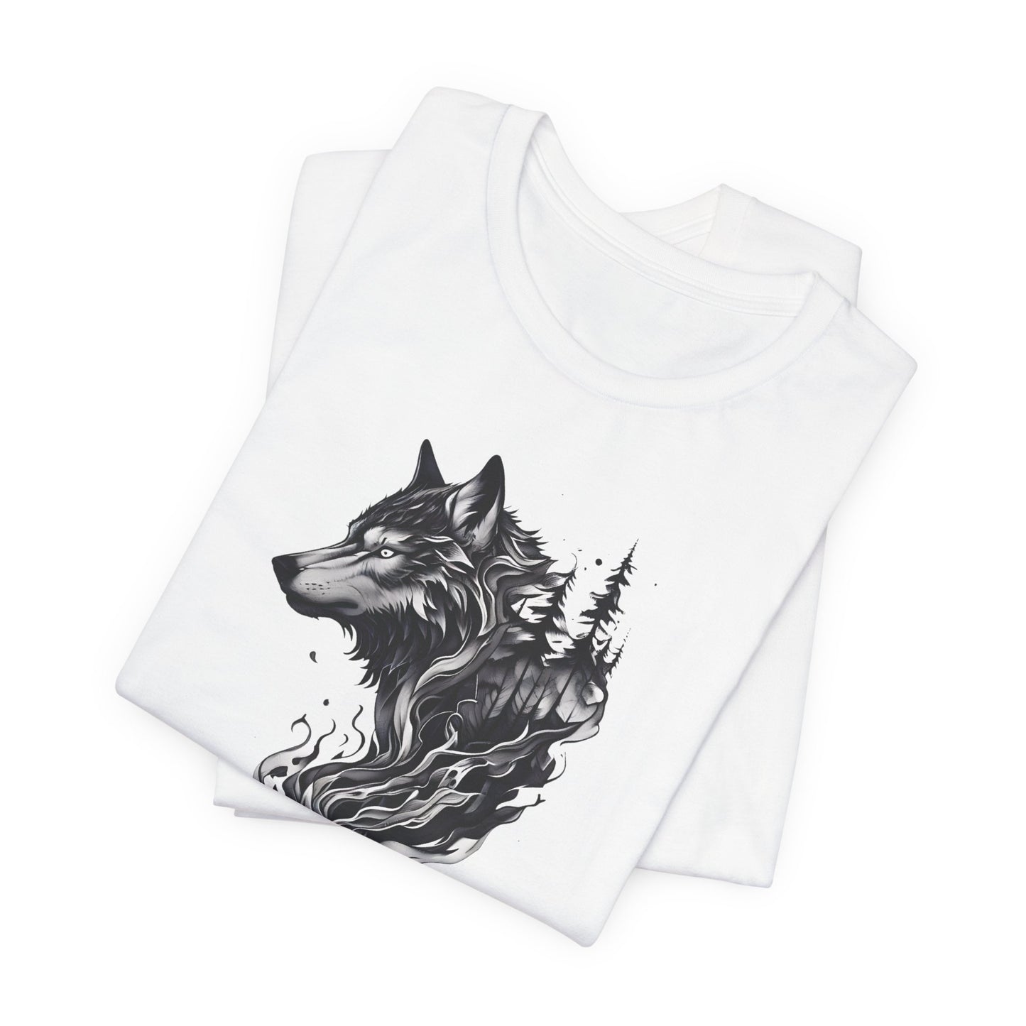 Wild Spirit Wolf Tee - Unisex, Gothic Streetwear, Alternative Clothing, grunge