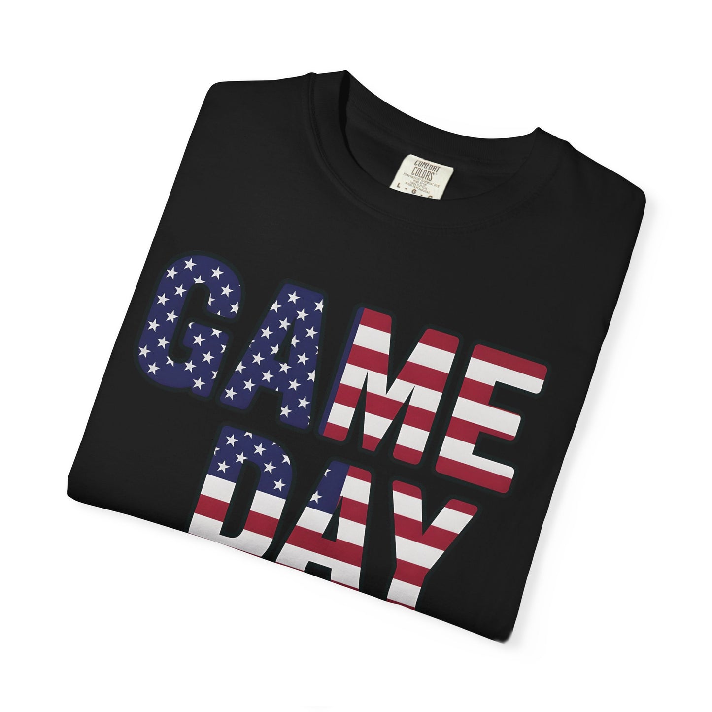 American Flag GAME DAY T-Shirt | Patriotic Sports Fan Tee