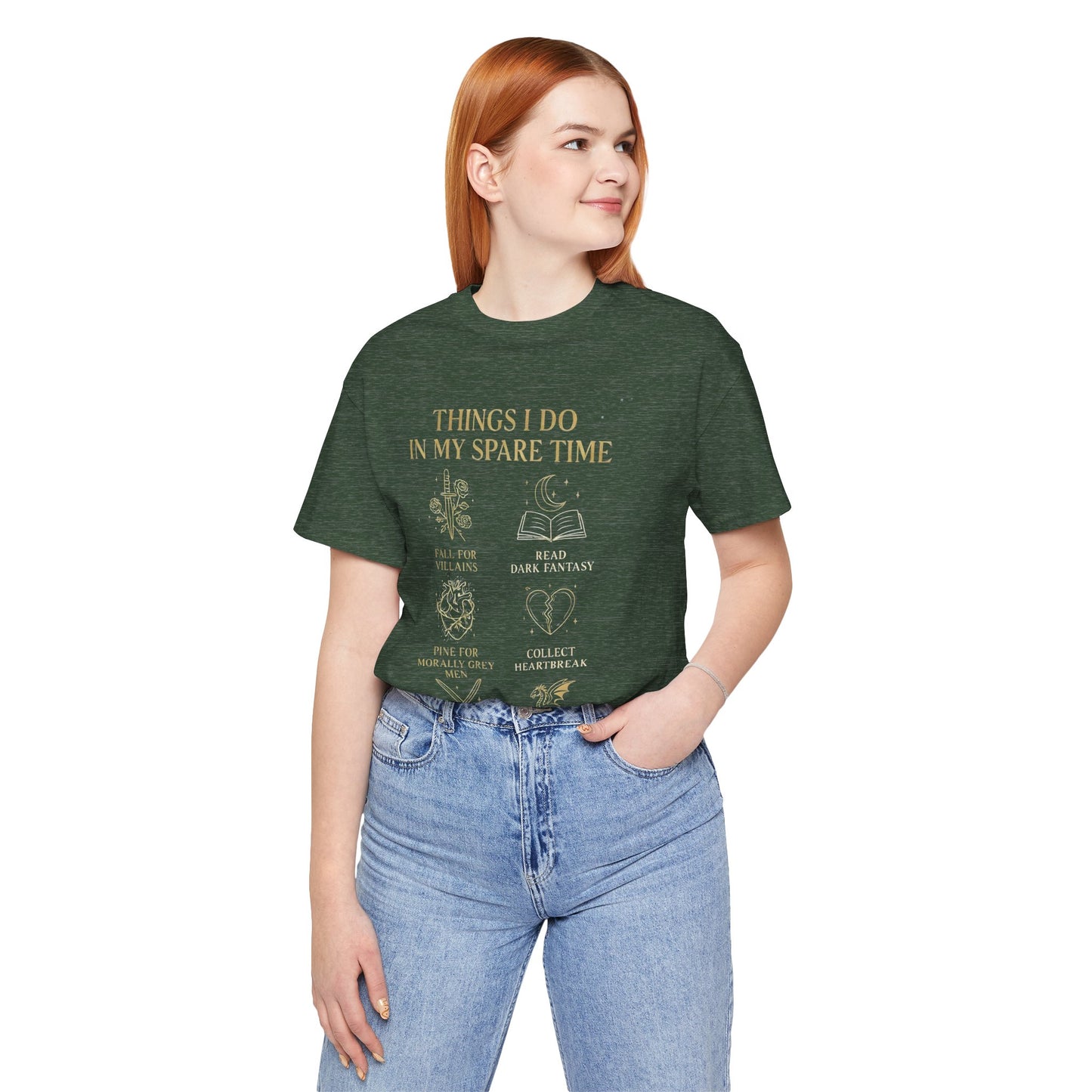Dark Fantasy Book Lover Shirt | Morally Grey Men Tee | Villain Reader Gift | Bookish Aesthetic Tee