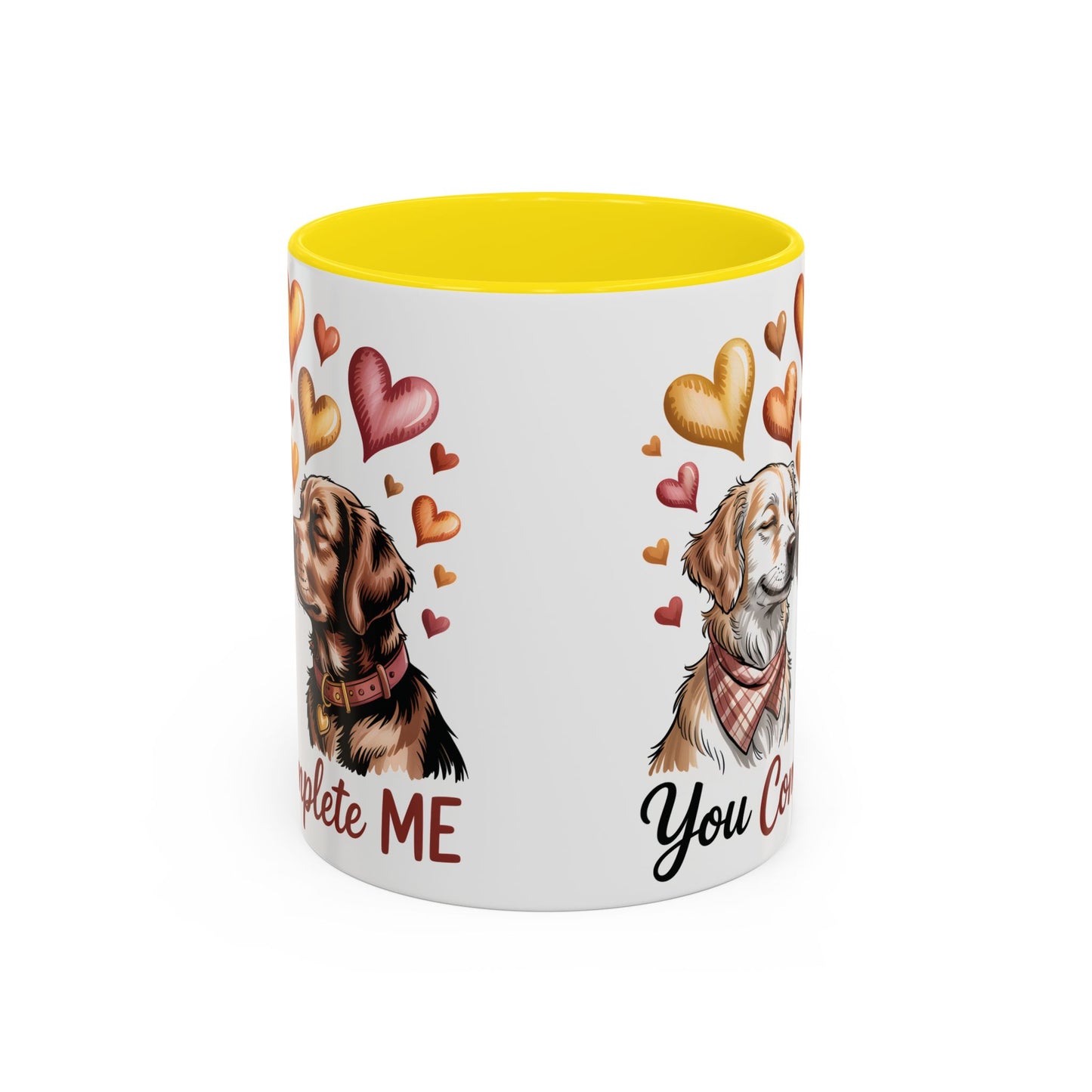 You Complete Me Mug | Cute Dog Lover Gift | Valentines Day Gift for Wife Husband |