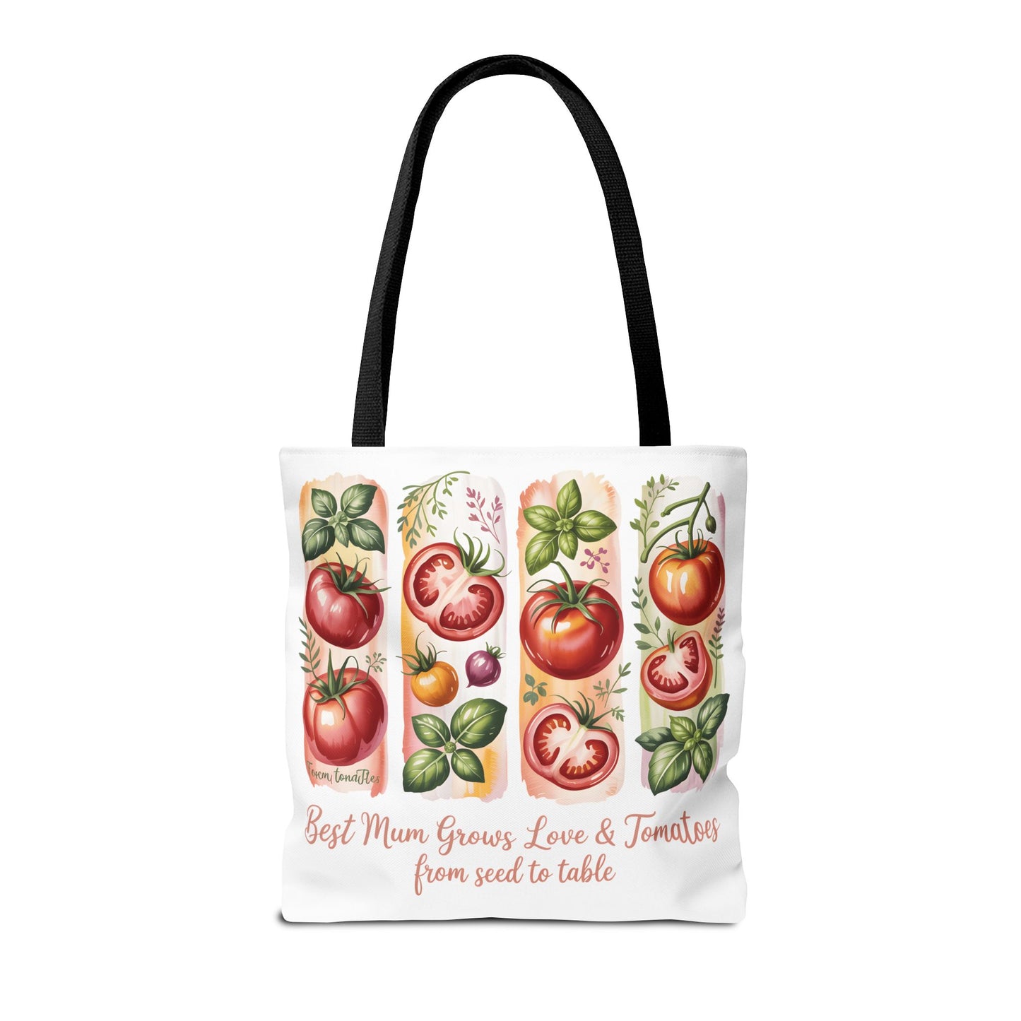Best Mom Tote Bag, Tomato Garden Lover Design, Perfect Mothers Day Gift for Moms Who Love Gardening and Nature