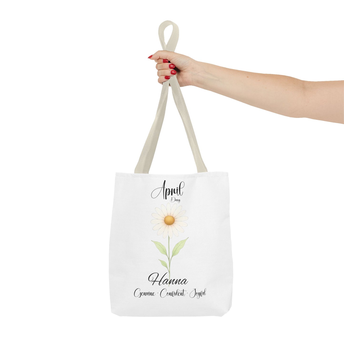 Custom birth month flower bag for her, milestone birthdays, bestfriend gift.