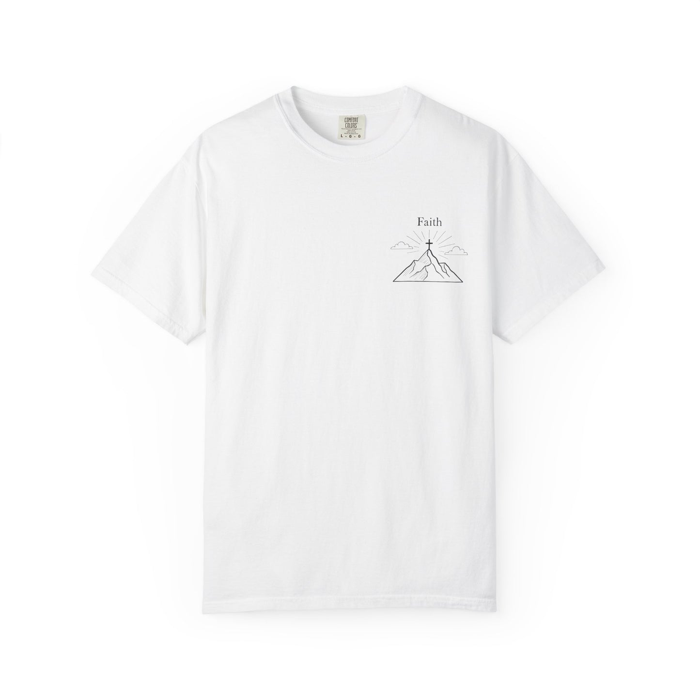 Faith Moves Mountains Comfort Colors Tee,Christianity Gift, Christianity Shirt,Christian Merch, Jesus Christ Shirt, Religion, Christian Gift