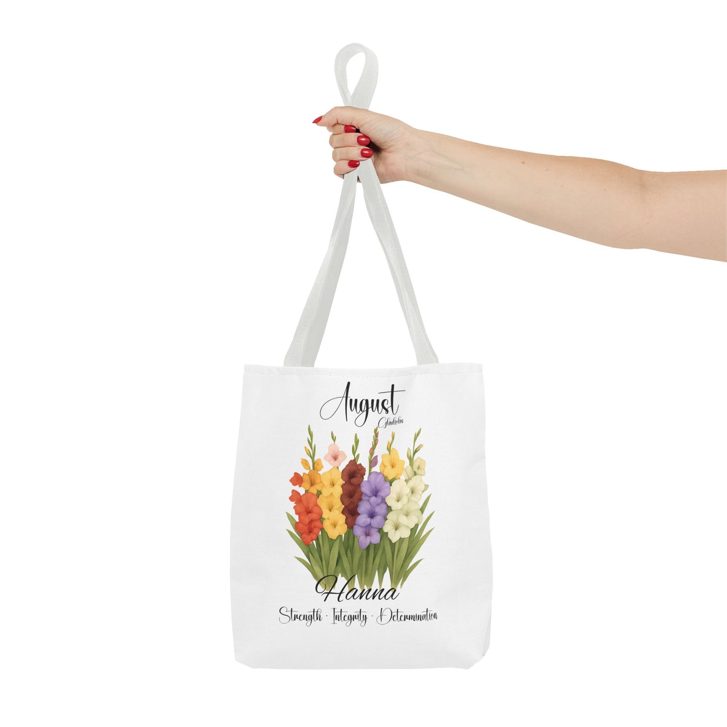 Custom birth month flower bag for her, milestone birthdays, bestfriend gift.