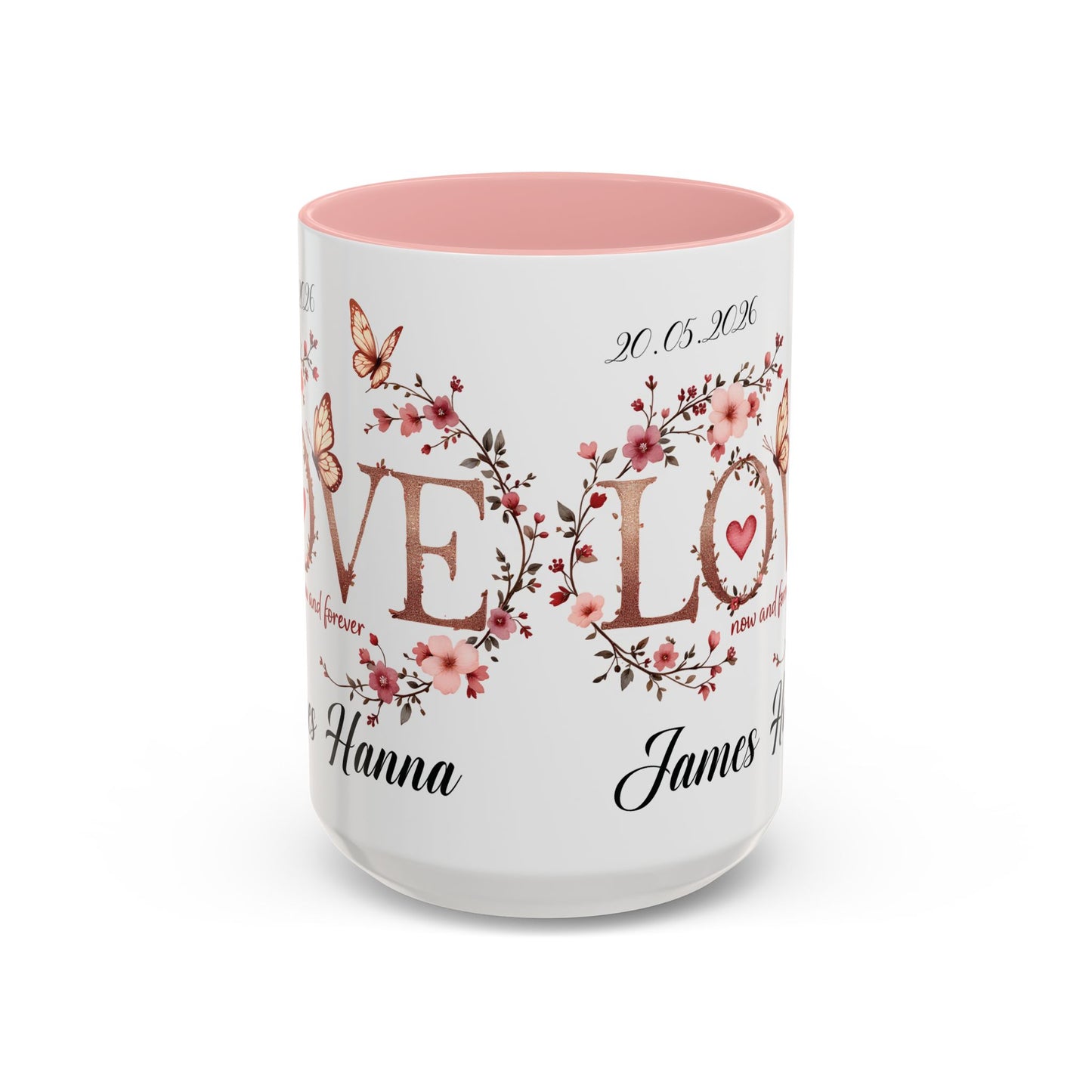 Custom Wedding Mug | Personalized Anniversary Mug | Valentines Day Gift |