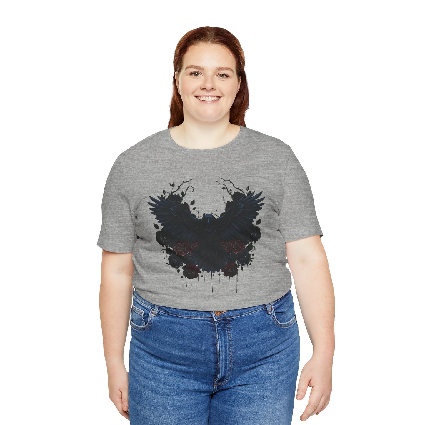 Dark Raven Gothic Apparel  | Unisex Cotton Shirt | Dark Aesthetic  |