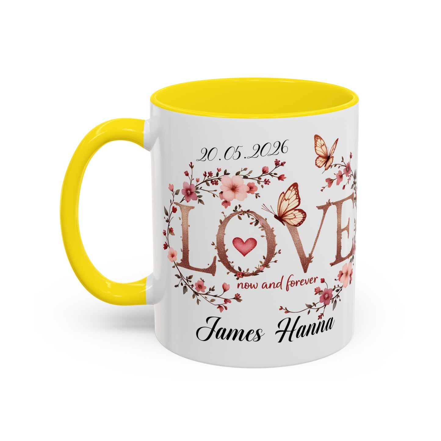 Custom Wedding Mug | Personalized Anniversary Mug | Valentines Day Gift |