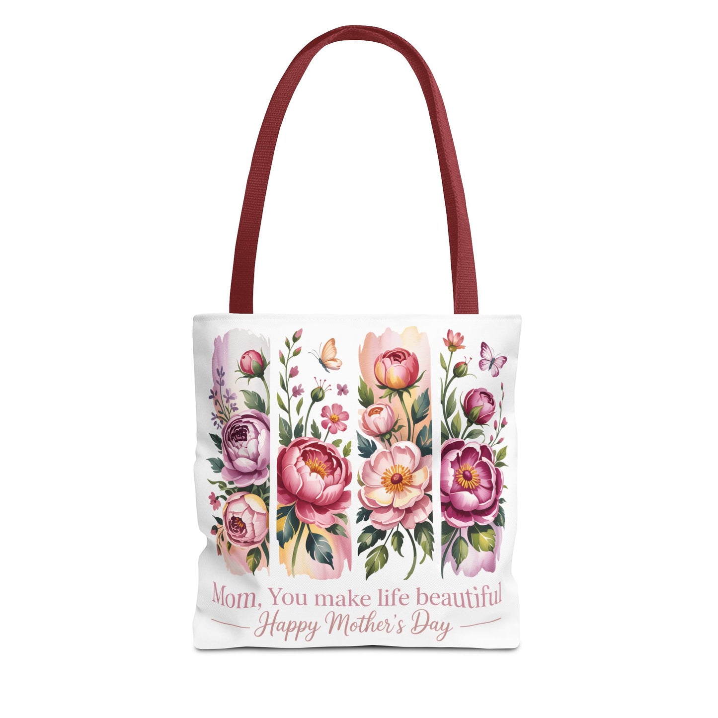 mom tote bag, mothers day gift reusable tote bag