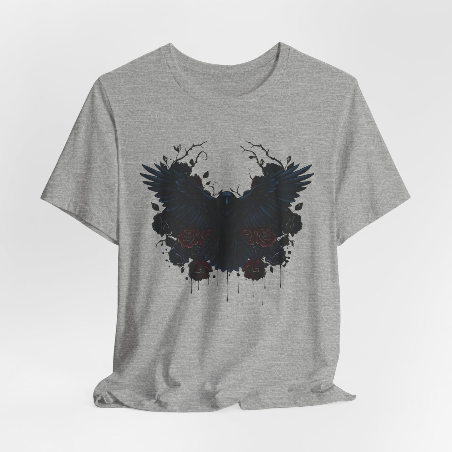 Dark Raven Gothic Apparel  | Unisex Cotton Shirt | Dark Aesthetic  |