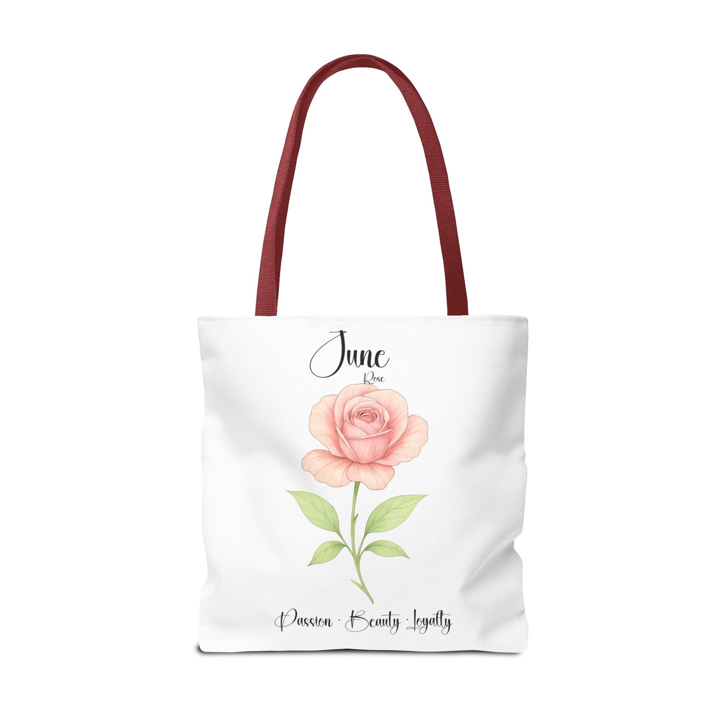 Personlised birth month flower bag for her, milestone birthdays, bestfriend gift.