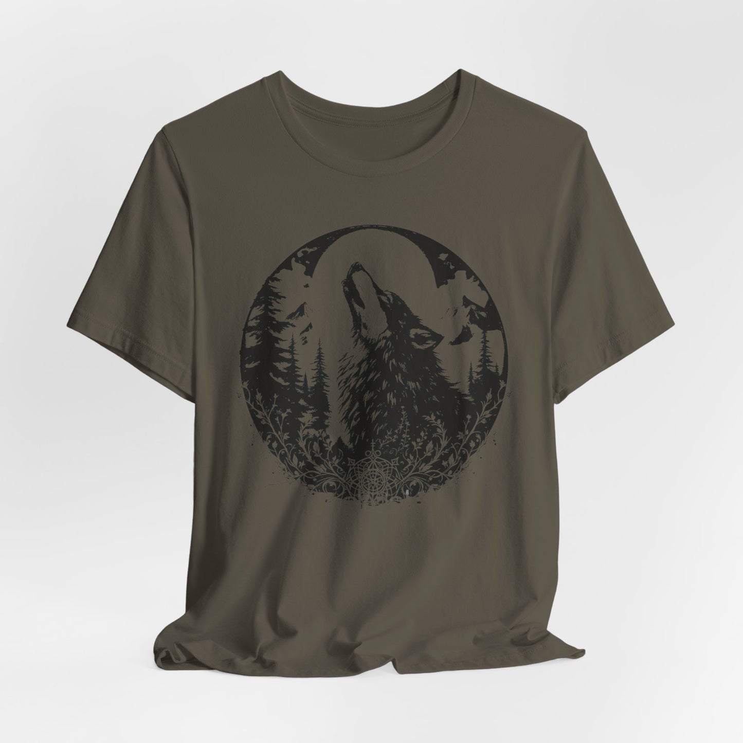 Wolf Graphic Shirt, wilderness tee, alt gifts for her, 90s grunge top.