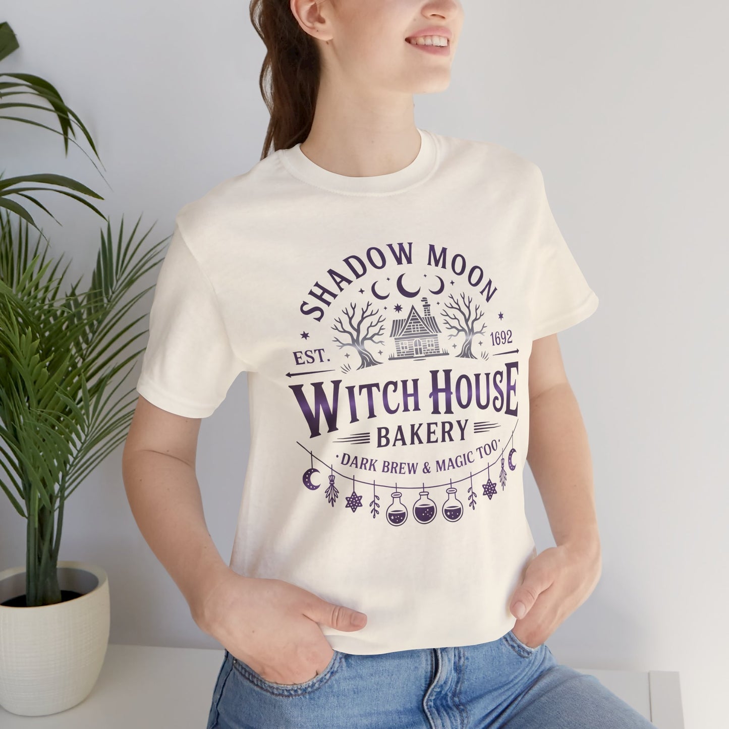 Witches House T-Shirt • Cottage Witch Graphic Tee • Magical Witch House Shirt • Occult Witchy Top • Witch Gift Unisex Style