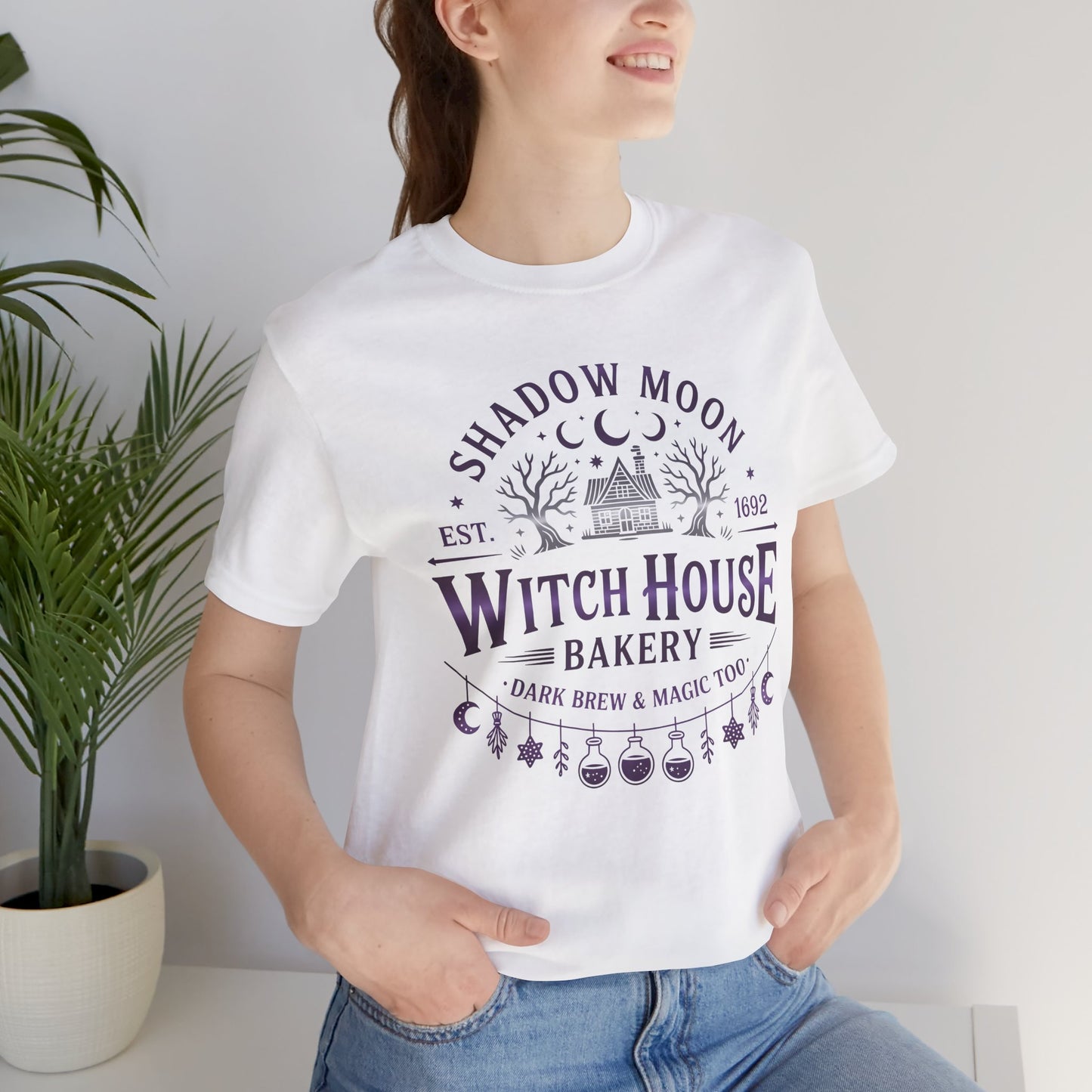 Witches House T-Shirt • Cottage Witch Graphic Tee • Magical Witch House Shirt • Occult Witchy Top • Witch Gift Unisex Style