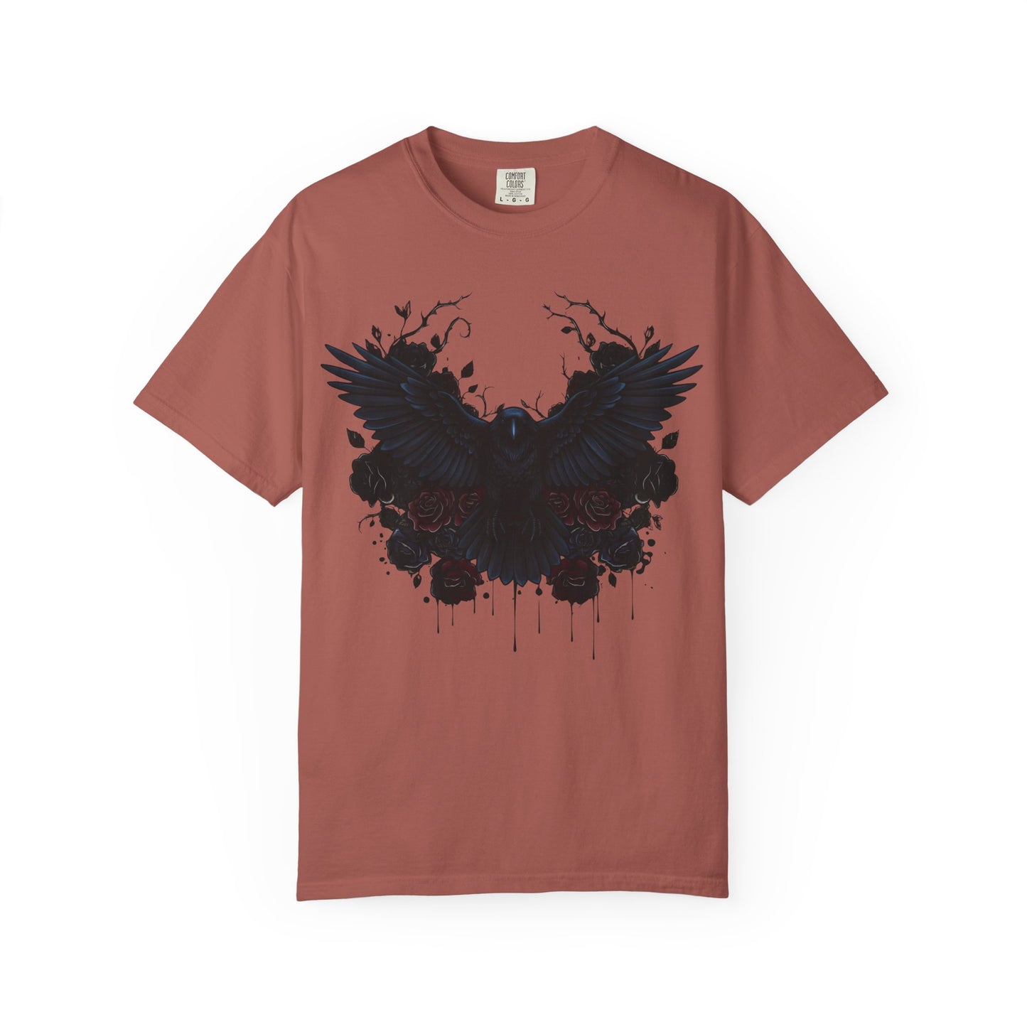 Dark Raven Gothic Apparel  | Unisex Cotton Shirt | Dark Aesthetic  | Alternative Goth T-Shirt