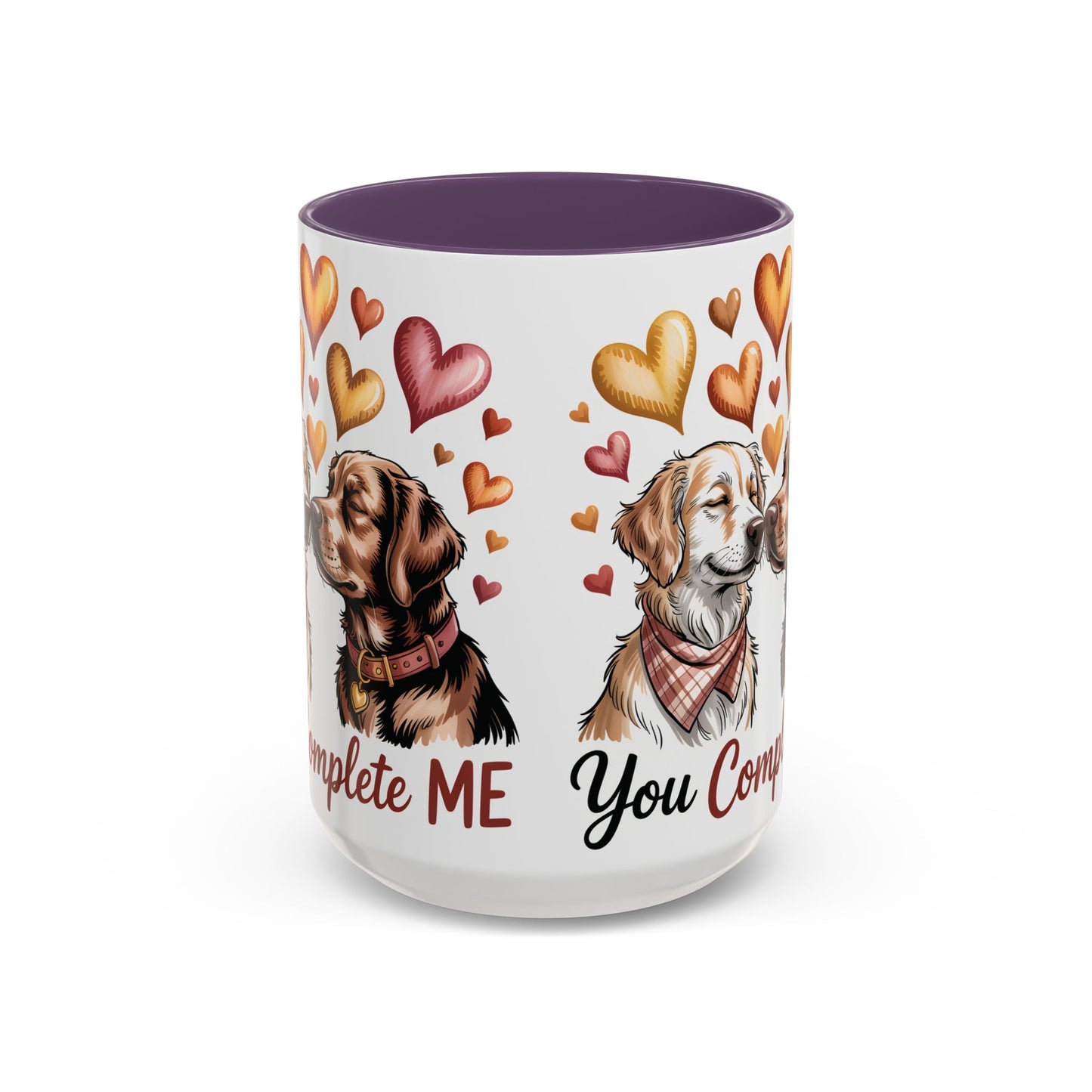 You Complete Me Mug | Cute Dog Lover Gift | Valentines Day Gift for Wife Husband |